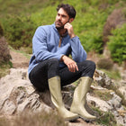 Aubrion by Shires Sweter Original Fleece Męski Niebieski