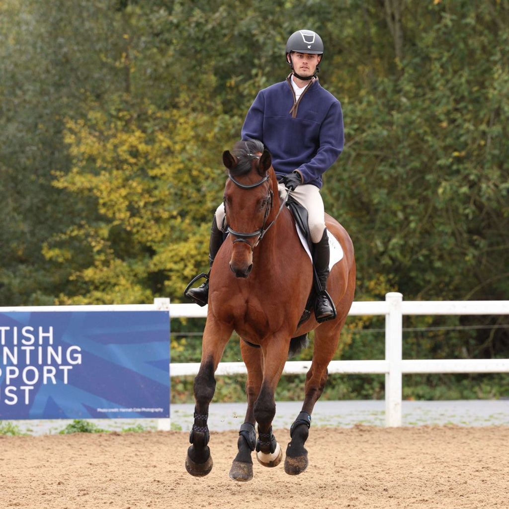 Aubrion by Shires Sweter Original Fleece Męski Granatowy