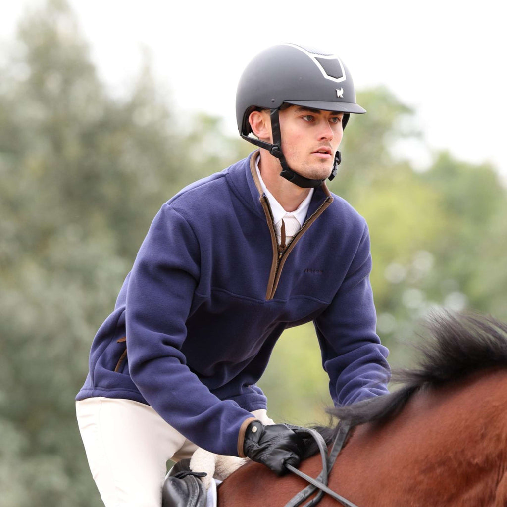 Aubrion by Shires Sweter Original Fleece Męski Granatowy
