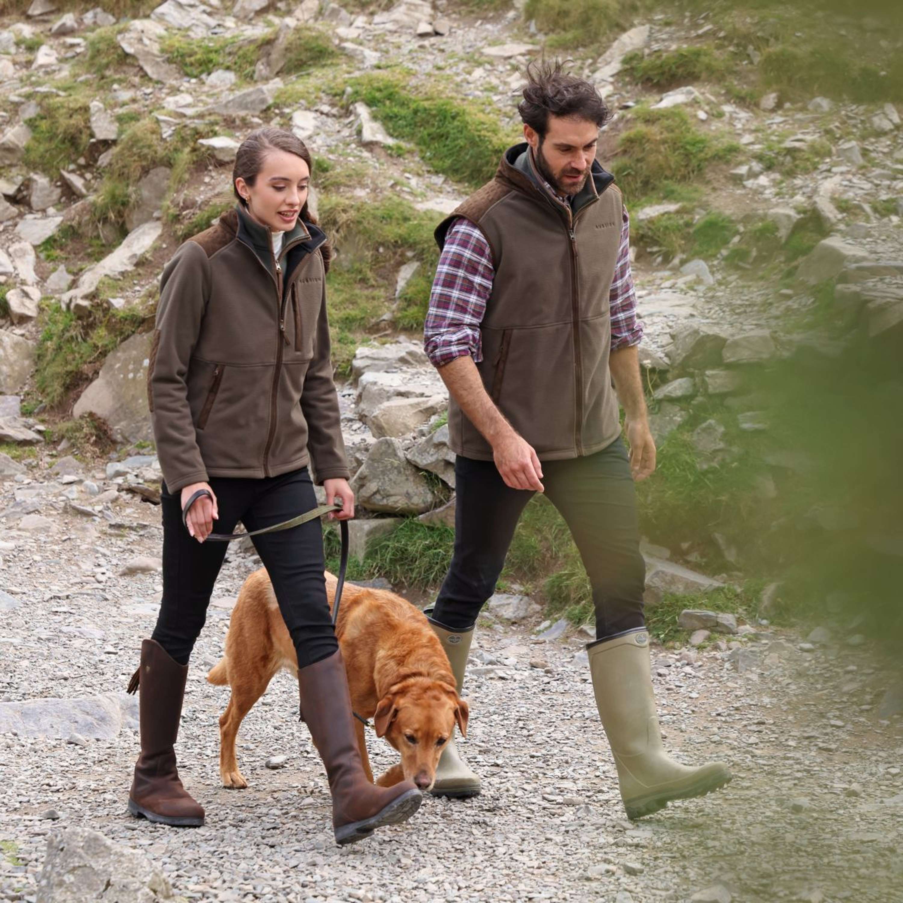 Aubrion by Shires Bluza Z Kapturem I Zamkiem Heritage Fleece Ciemnooliwkowy
