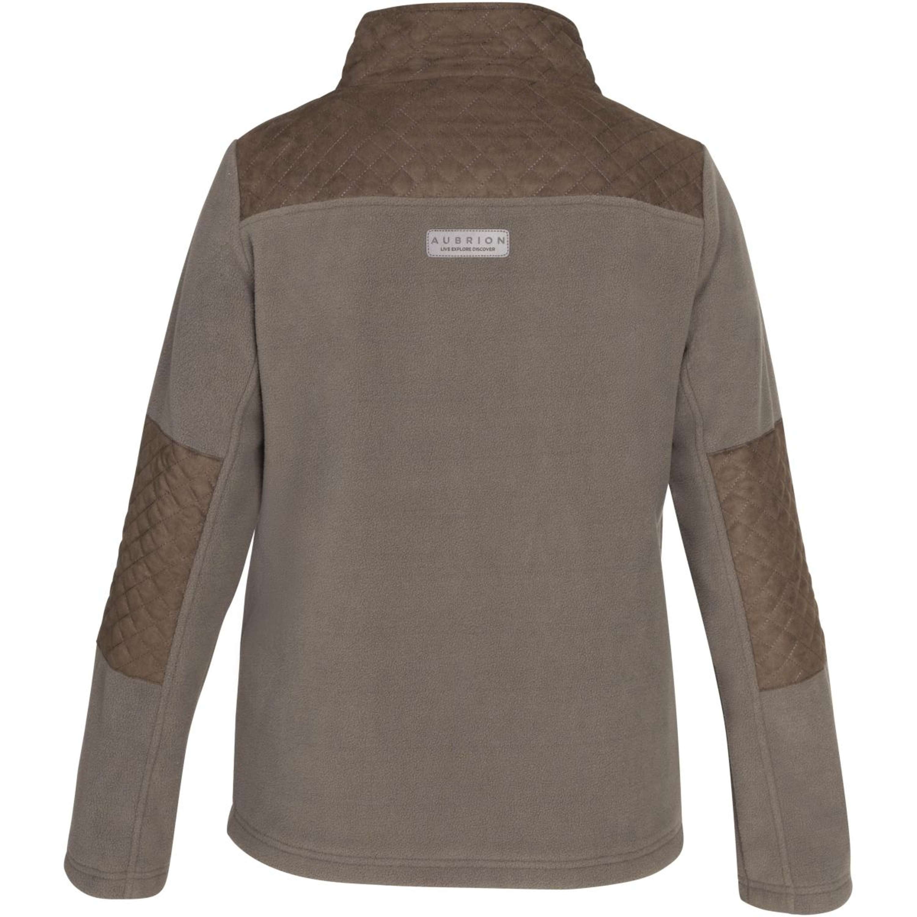 Aubrion by Shires Bluza Z Kapturem I Zamkiem Heritage Fleece Ciemnooliwkowy