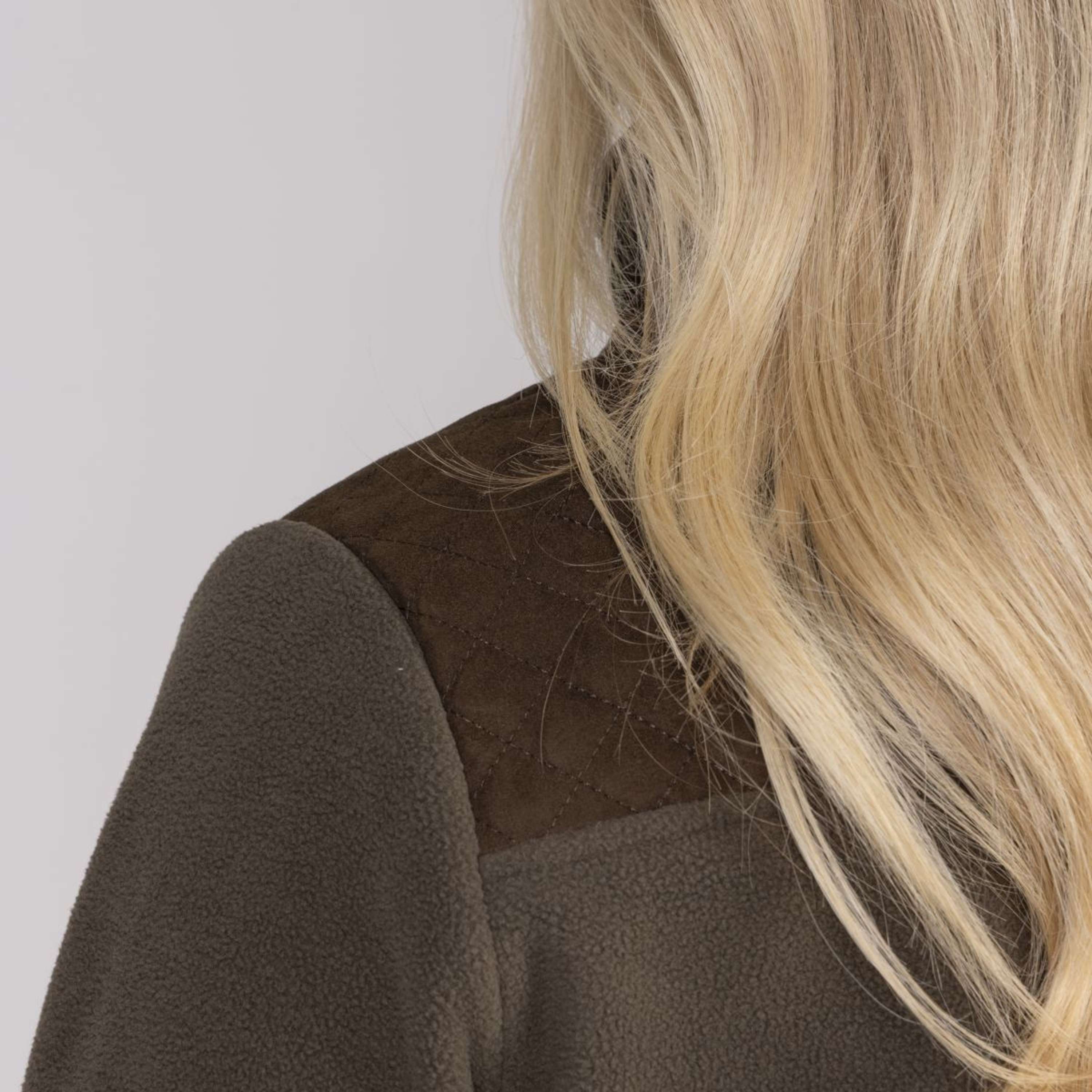Aubrion by Shires Bluza Z Kapturem I Zamkiem Heritage Fleece Ciemnooliwkowy