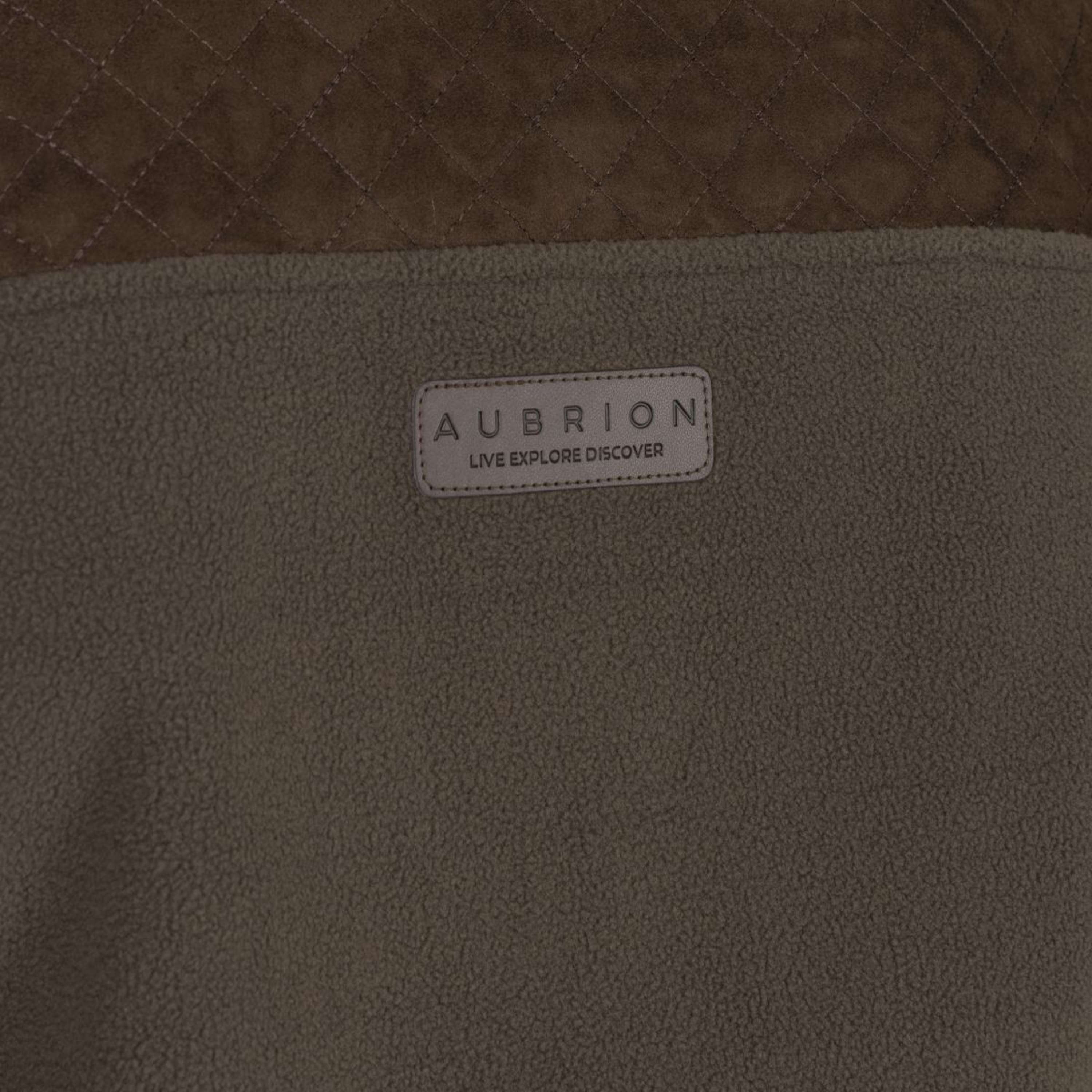 Aubrion by Shires Bluza Z Kapturem I Zamkiem Heritage Fleece Ciemnooliwkowy