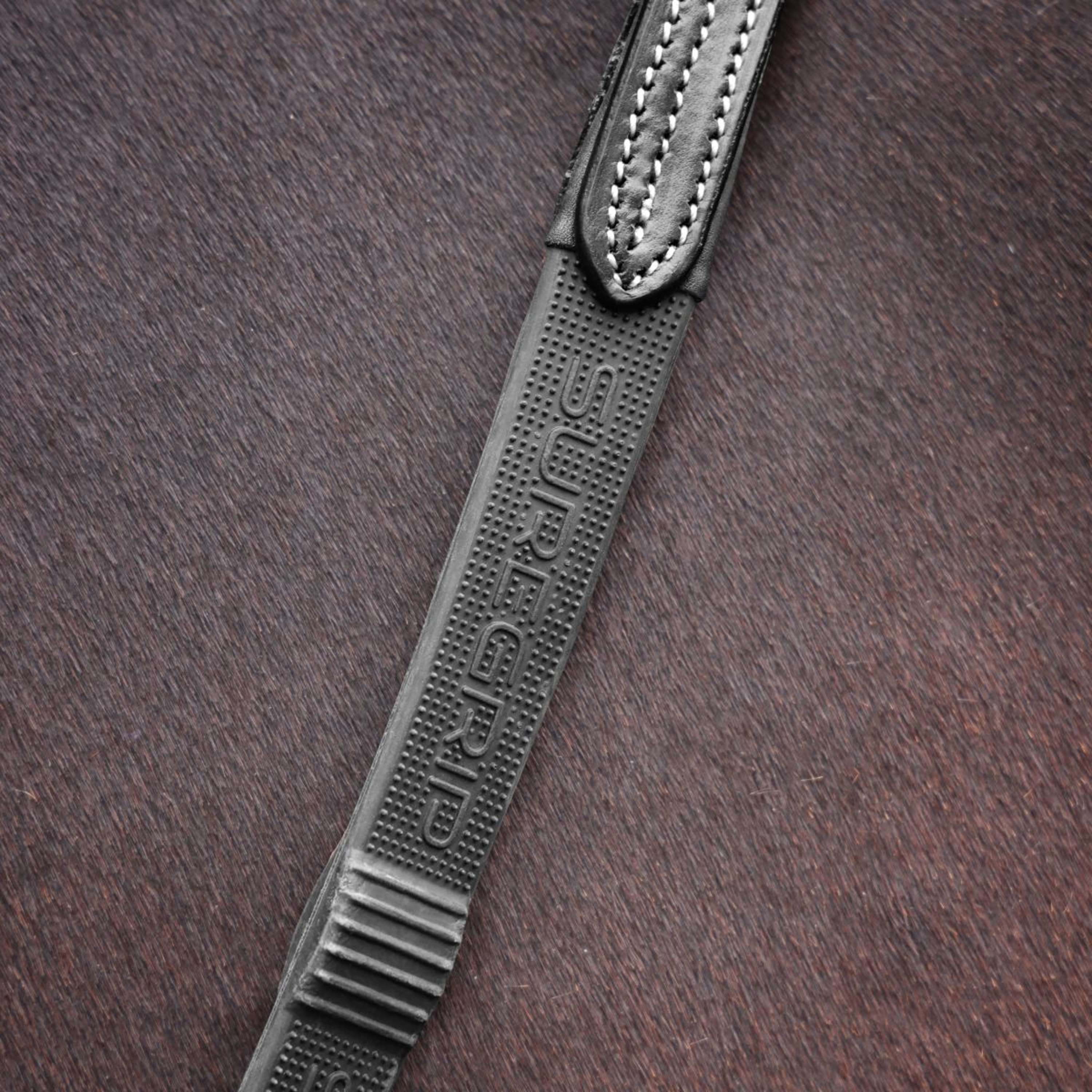 Wodze Velociti Lusso Elite Pro SureGrip marki Shires, czarne