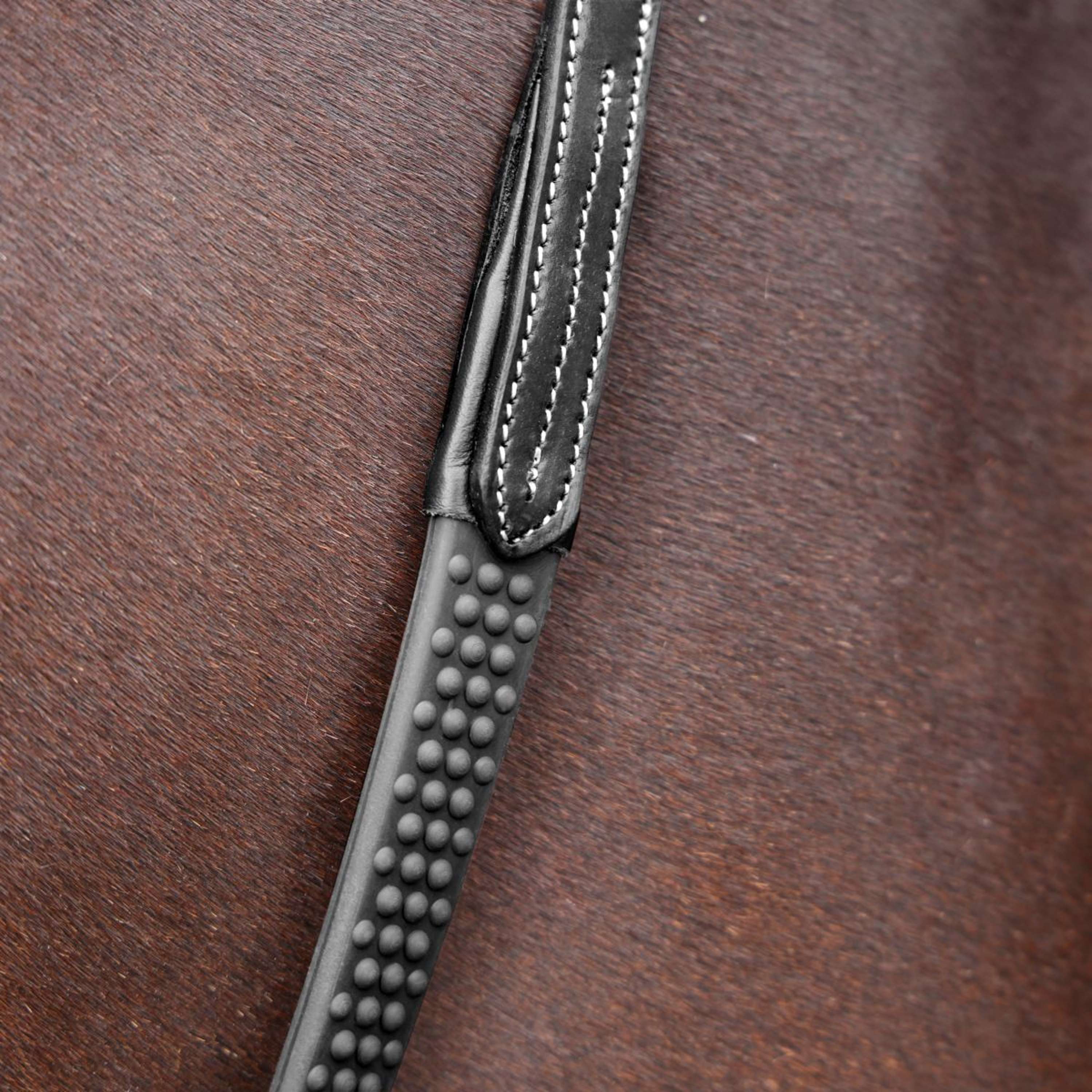 Wodze Velociti Lusso Elite Pro SureGrip marki Shires, czarne
