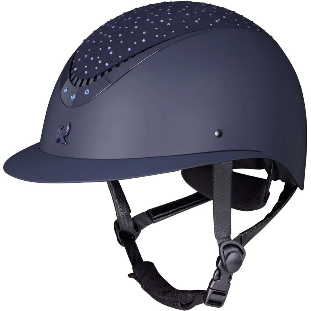 Kask jeździecki Karben by Shires Viola Ellipse Granatowy