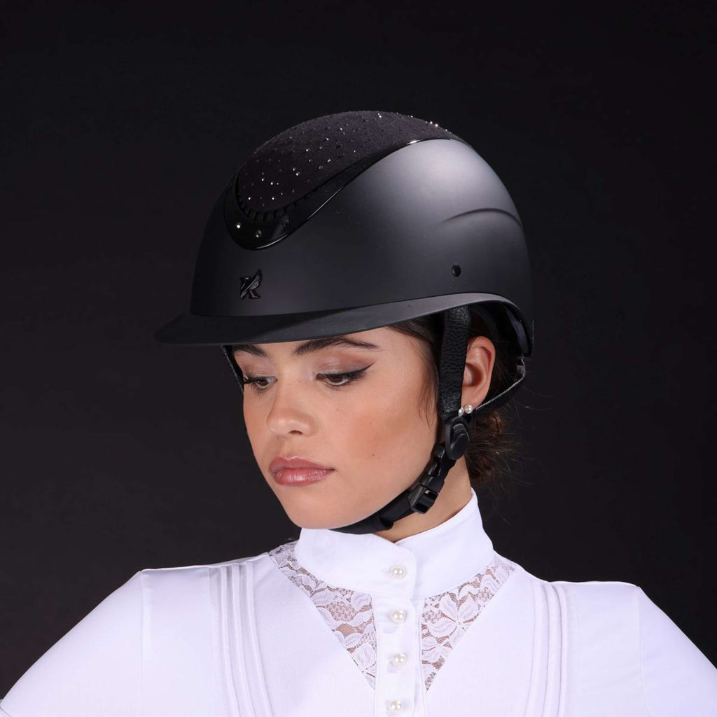 Karben by Shires Kask jeździecki Viola Ellipse czarny