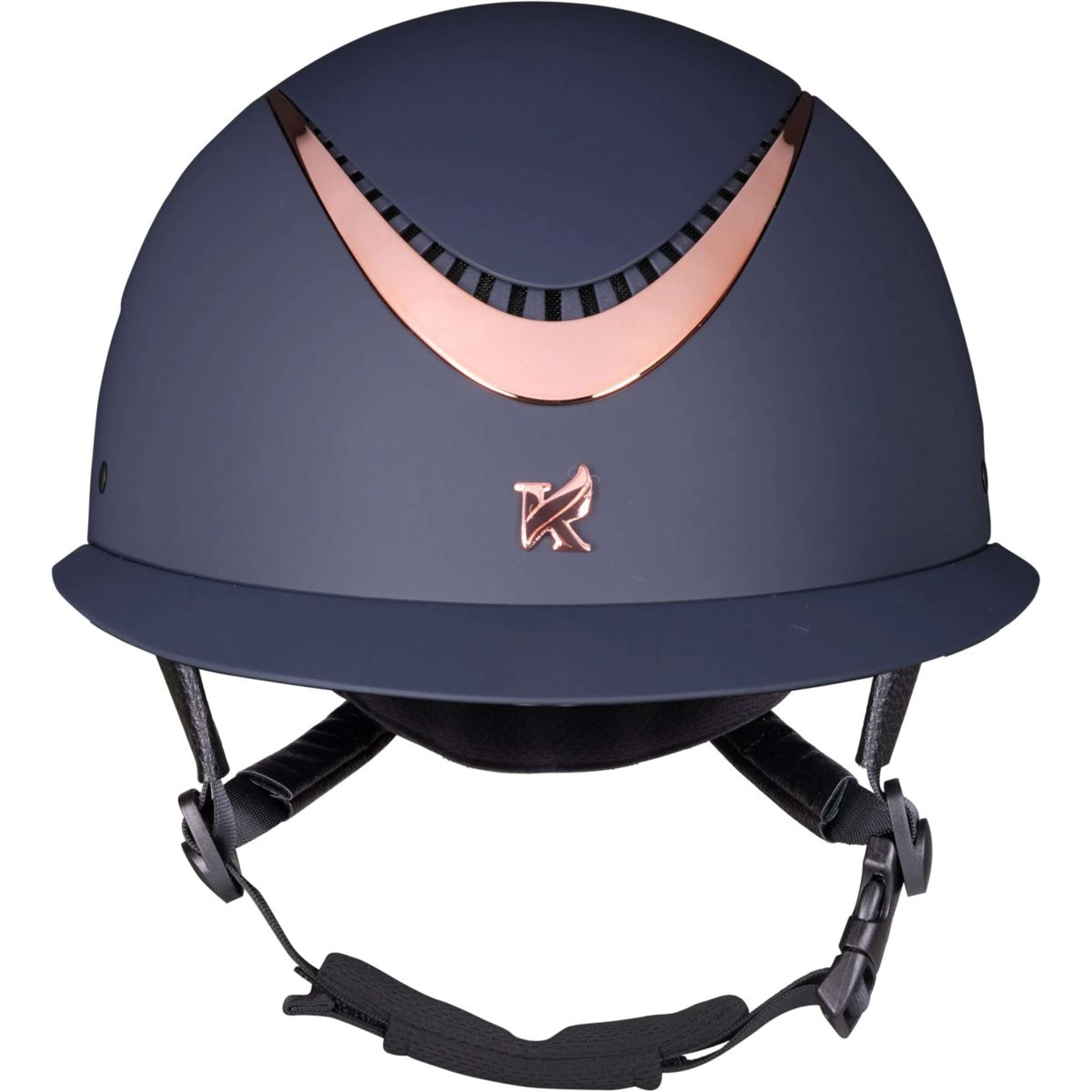 Karben by Shires Kask Jeździecki Elisa Ellipse Granatowy/Różowozłoty
