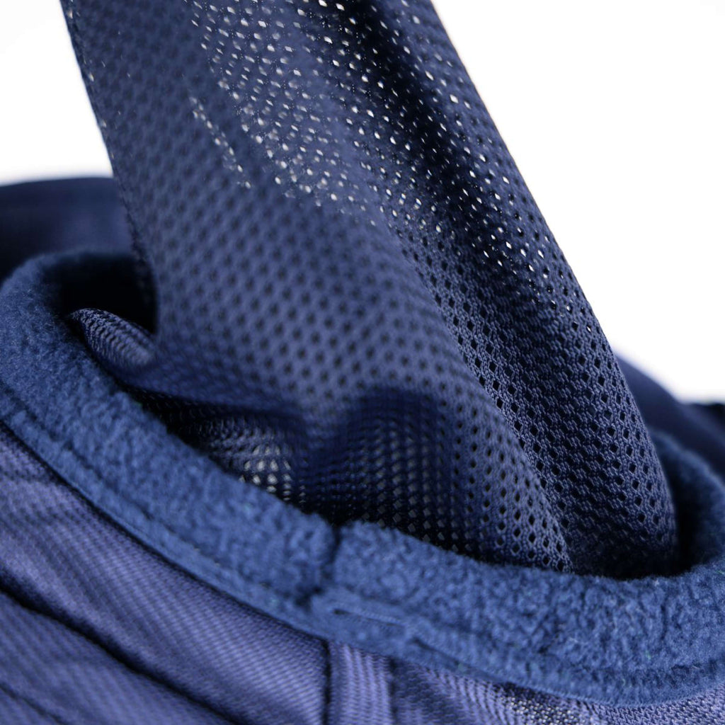 Maska przeciw muchom FlyGuard by Shires Pro Fine Mesh z uszami i frędzlami, granatowa
