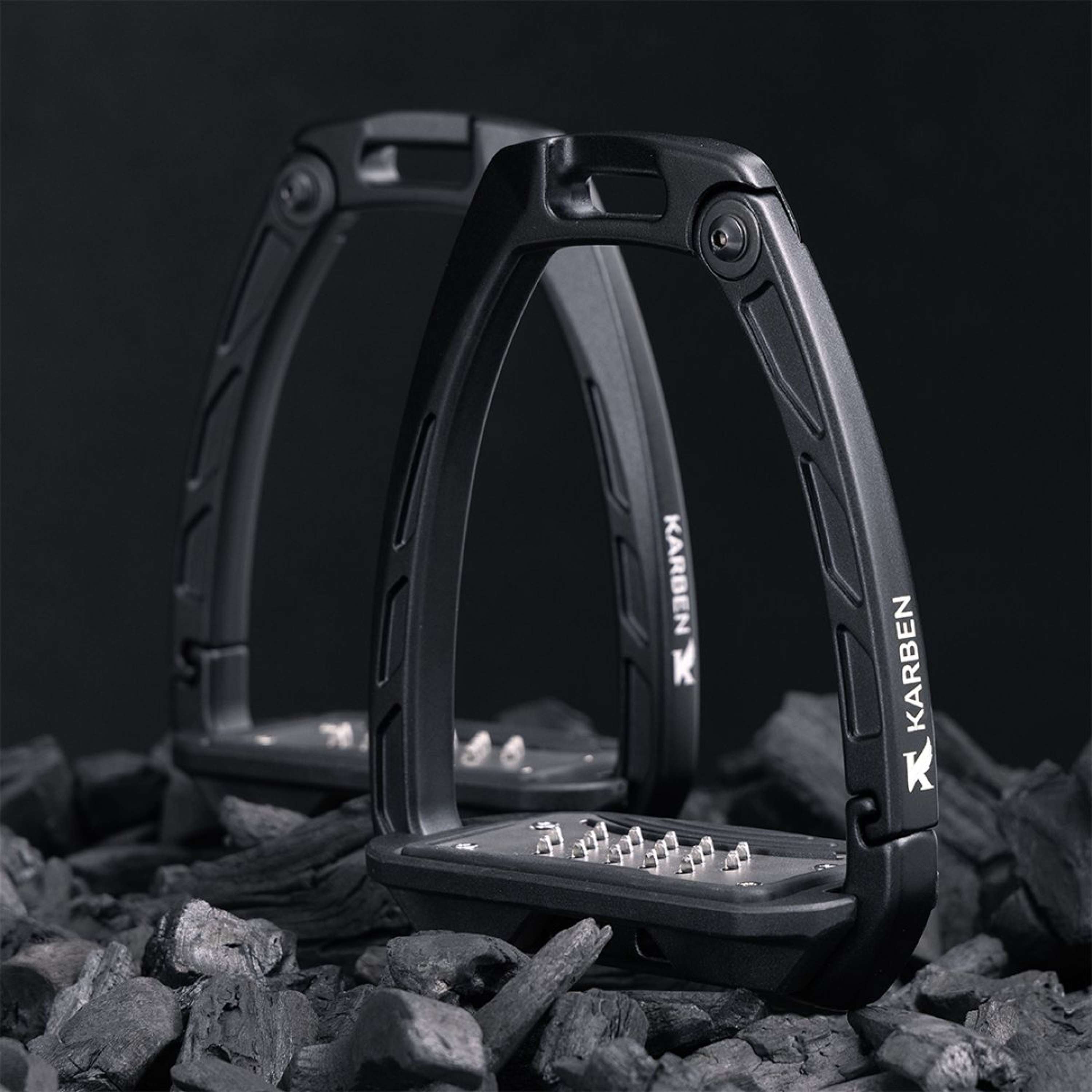 Karben by Shires Strzemiona Ultra Grip Czarny