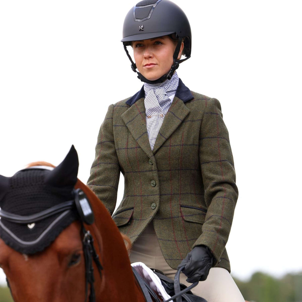 Aubrion by Shires Marynarka Konkursowa Saratoga Świerkowa Zieleń w Kratę