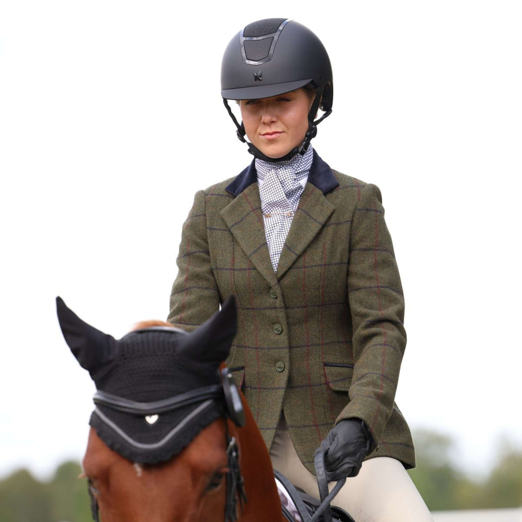 Aubrion by Shires Marynarka Konkursowa Saratoga Świerkowa Zieleń w Kratę