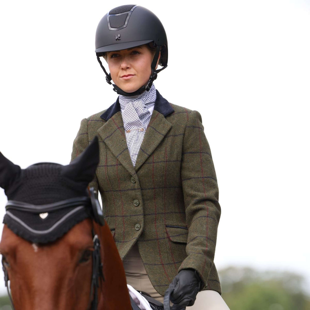Aubrion by Shires Marynarka Konkursowa Saratoga Świerkowa Zieleń w Kratę