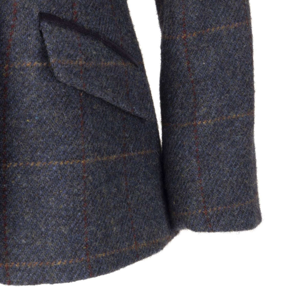 Aubrion by Shires Kurtka konkursowa Saratoga dla dzieci w kratę Juniper Navy