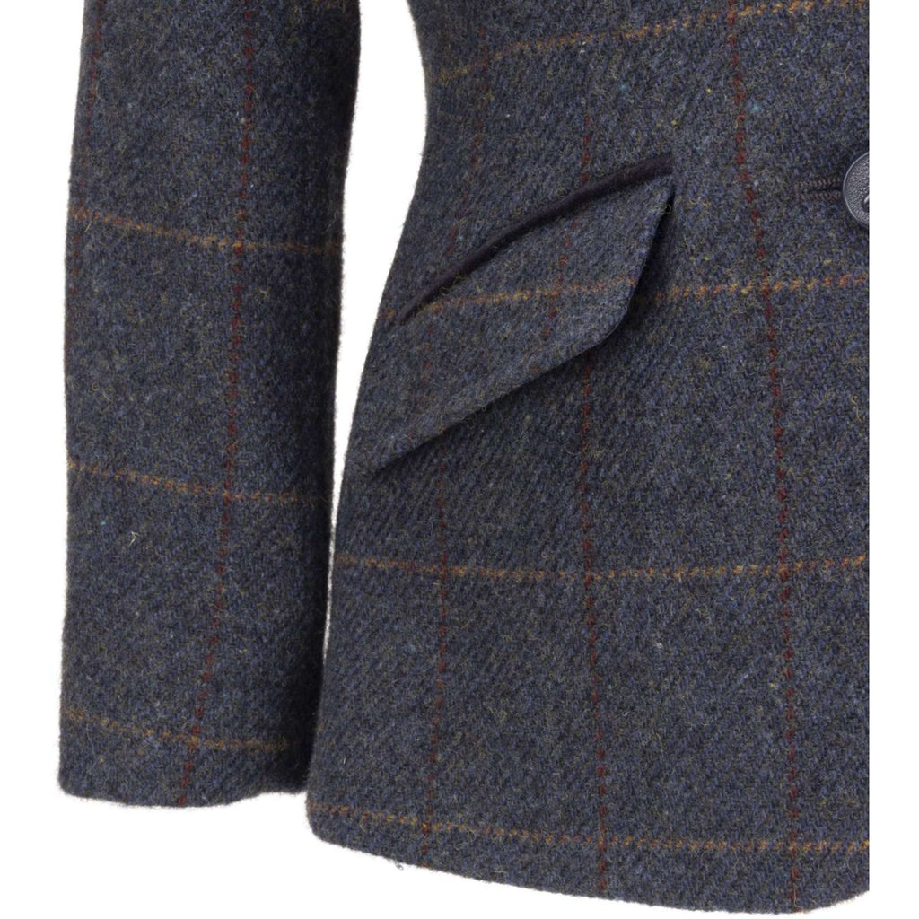 Aubrion by Shires Kurtka konkursowa Saratoga dla dzieci w kratę Juniper Navy