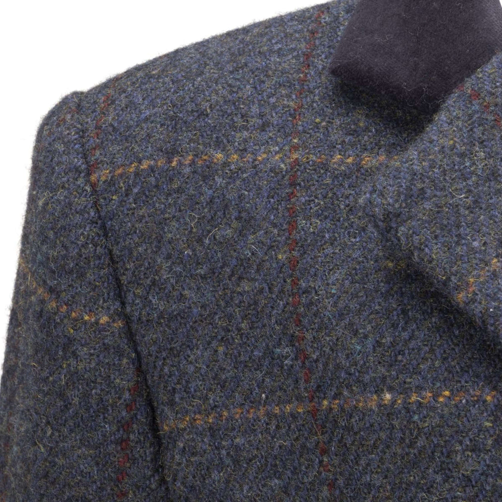 Aubrion by Shires Kurtka konkursowa Saratoga dla dzieci w kratę Juniper Navy