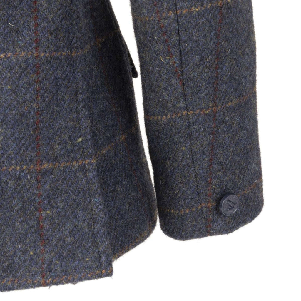 Aubrion by Shires Kurtka konkursowa Saratoga dla dzieci w kratę Juniper Navy