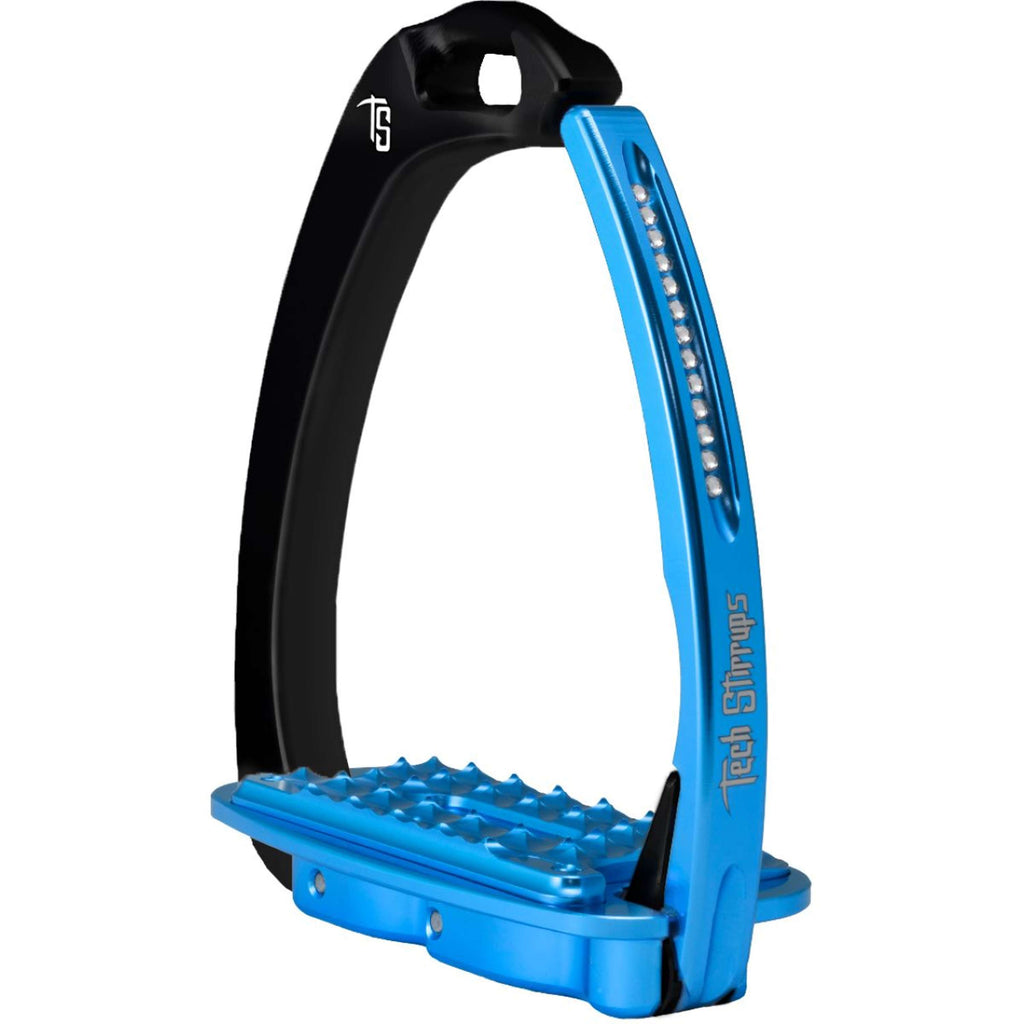 Tech Stirrups Strzemiona Venice Sloped Evo Swarovski Czarny/Niebieski