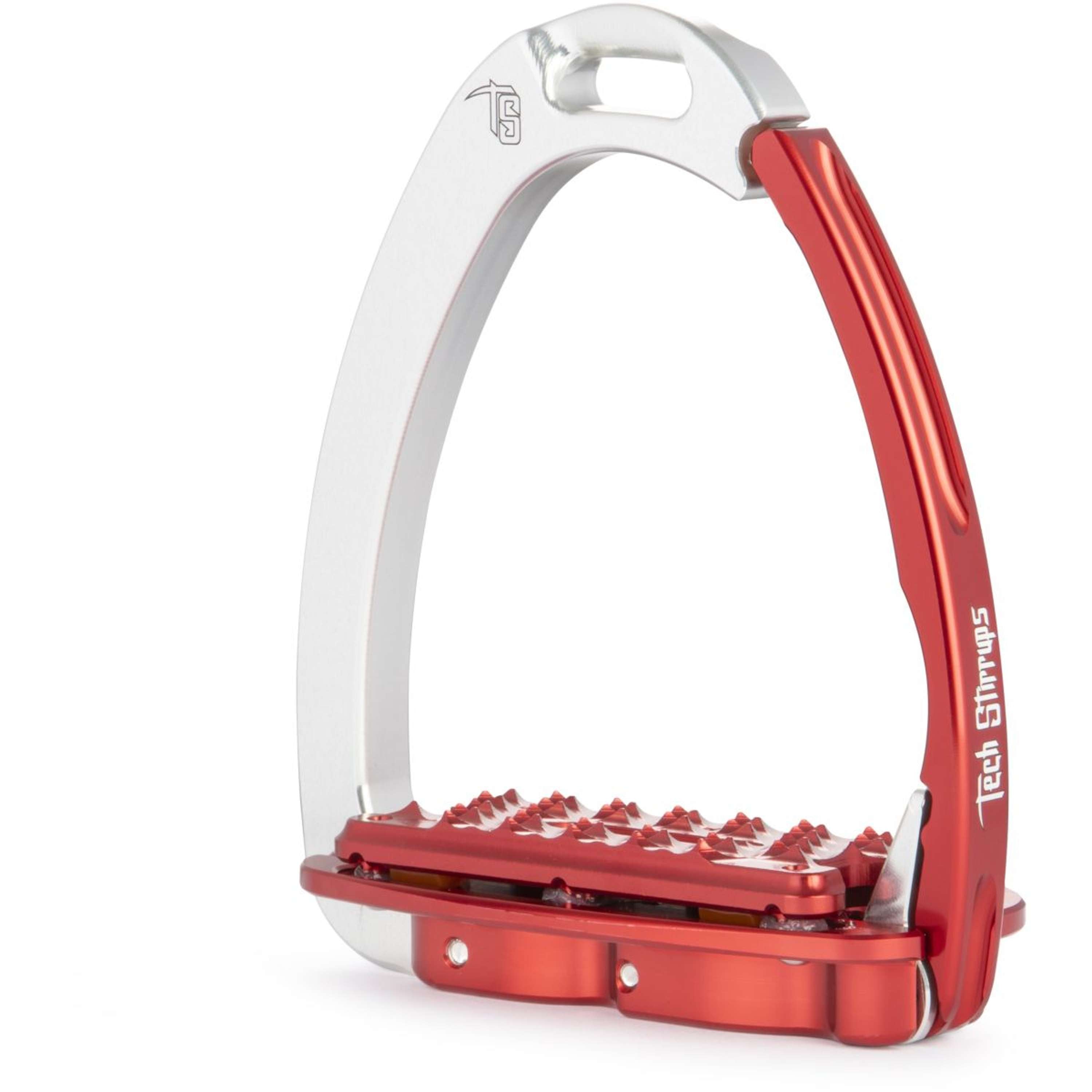 Tech Stirrups Strzemiona Venice Plus Evo Srebrny/Czerwony