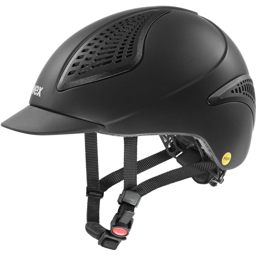Uvex Kask jeździecki Exxential III MIPS czarny matowy