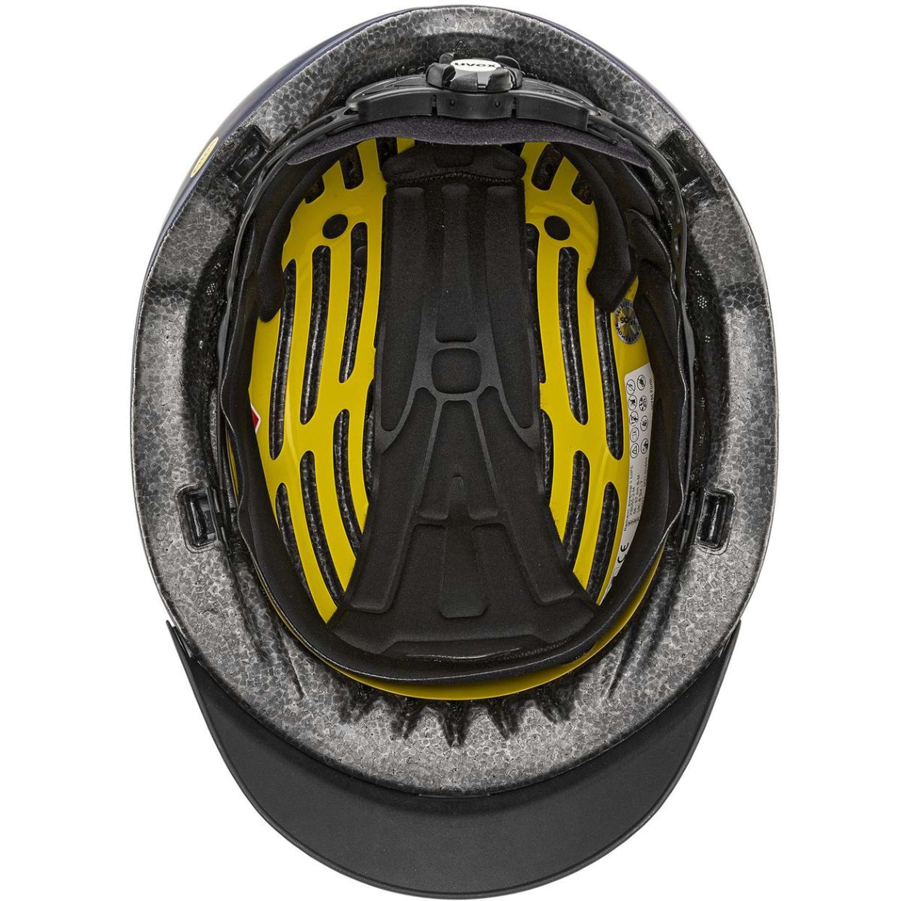Kask jeździecki Uvex Exxential III MIPS granatowy matowy