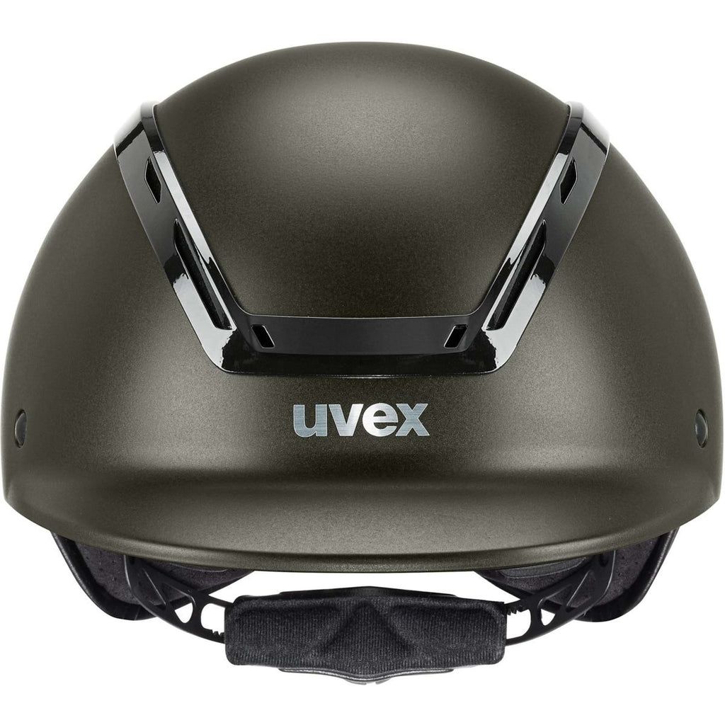 Kask jeździecki Uvex Exxeed Active oliwkowy