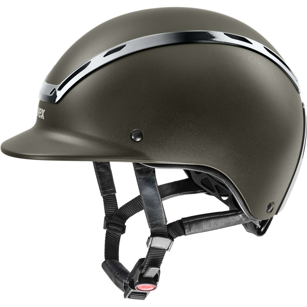 Kask jeździecki Uvex Exxeed Active oliwkowy
