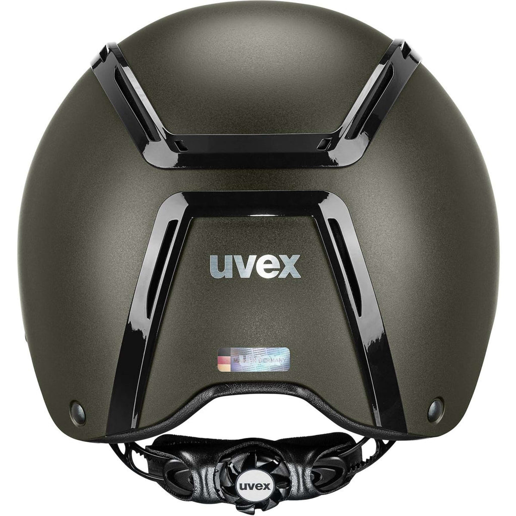 Kask jeździecki Uvex Exxeed Active oliwkowy