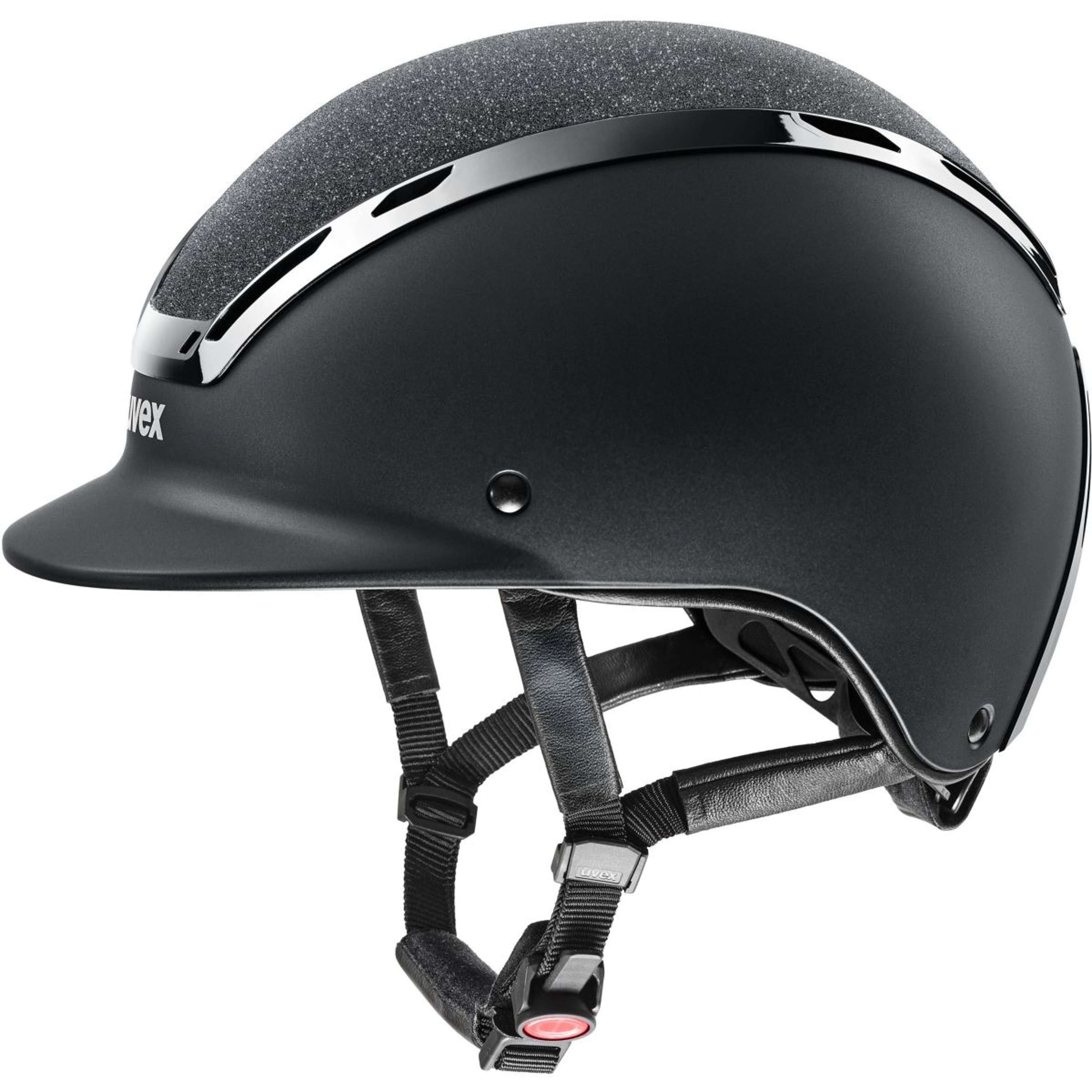 Kask jeździecki Uvex Exxeed Starshine czarny