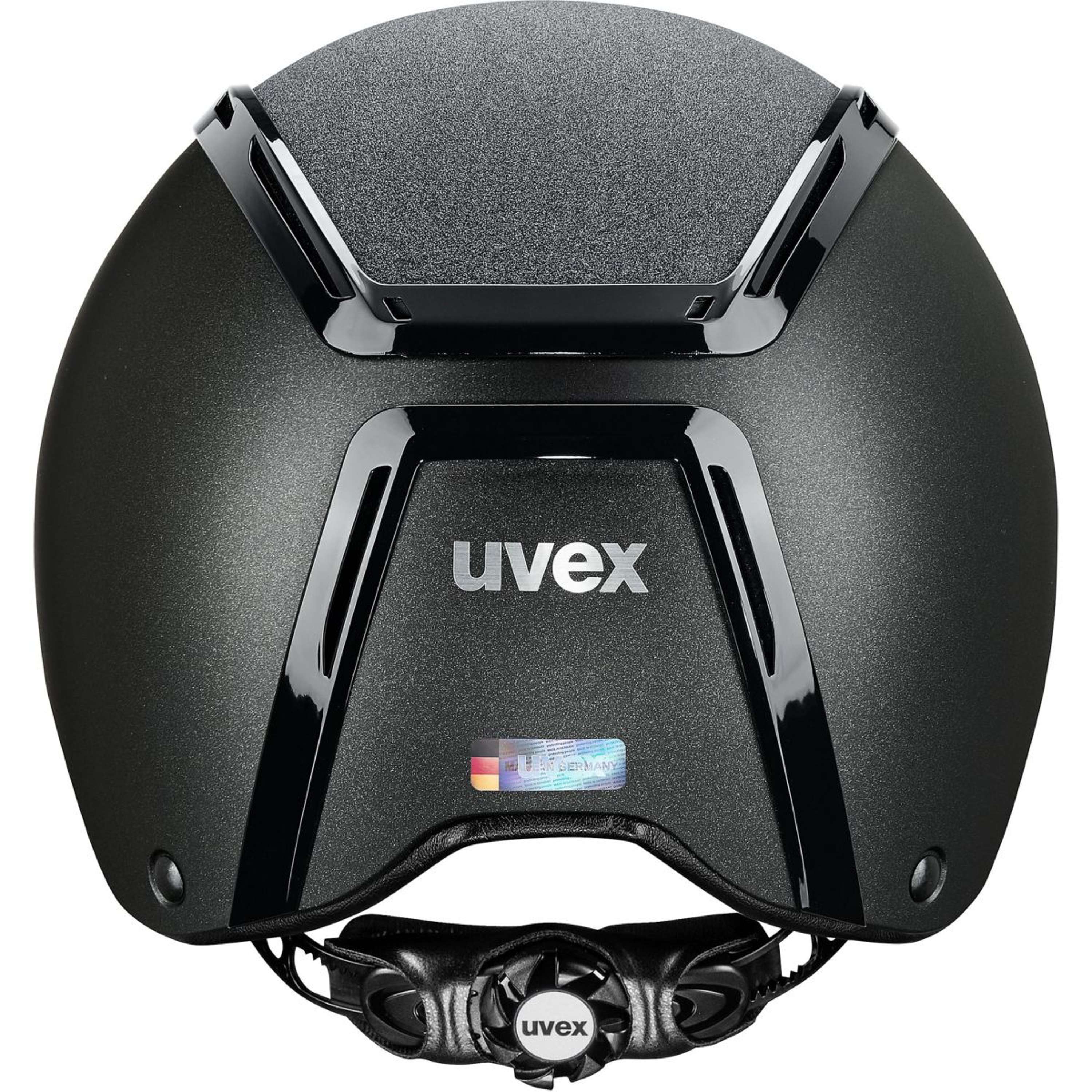Kask jeździecki Uvex Exxeed Starshine czarny