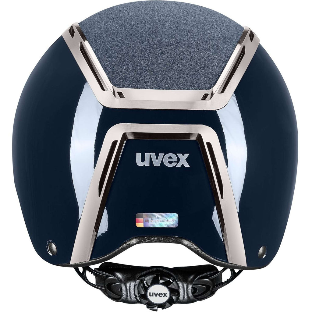 Kask jeździecki Uvex Exxeed Blaze granatowy