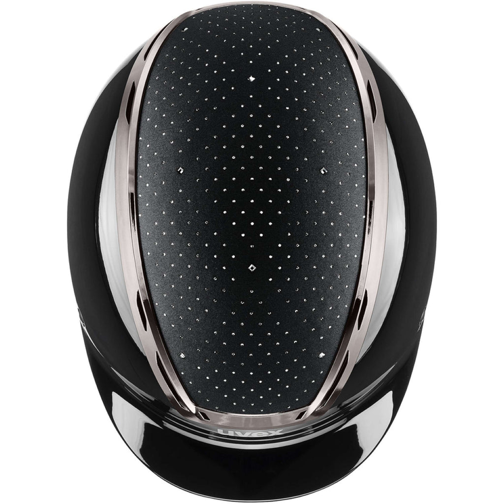 Kask jeździecki Uvex Exxeed Glow czarny/czarny