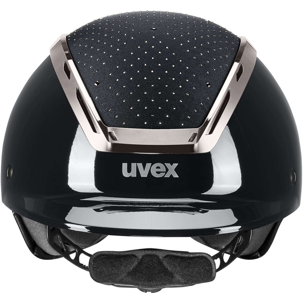 Kask jeździecki Uvex Exxeed Glow czarny/czarny
