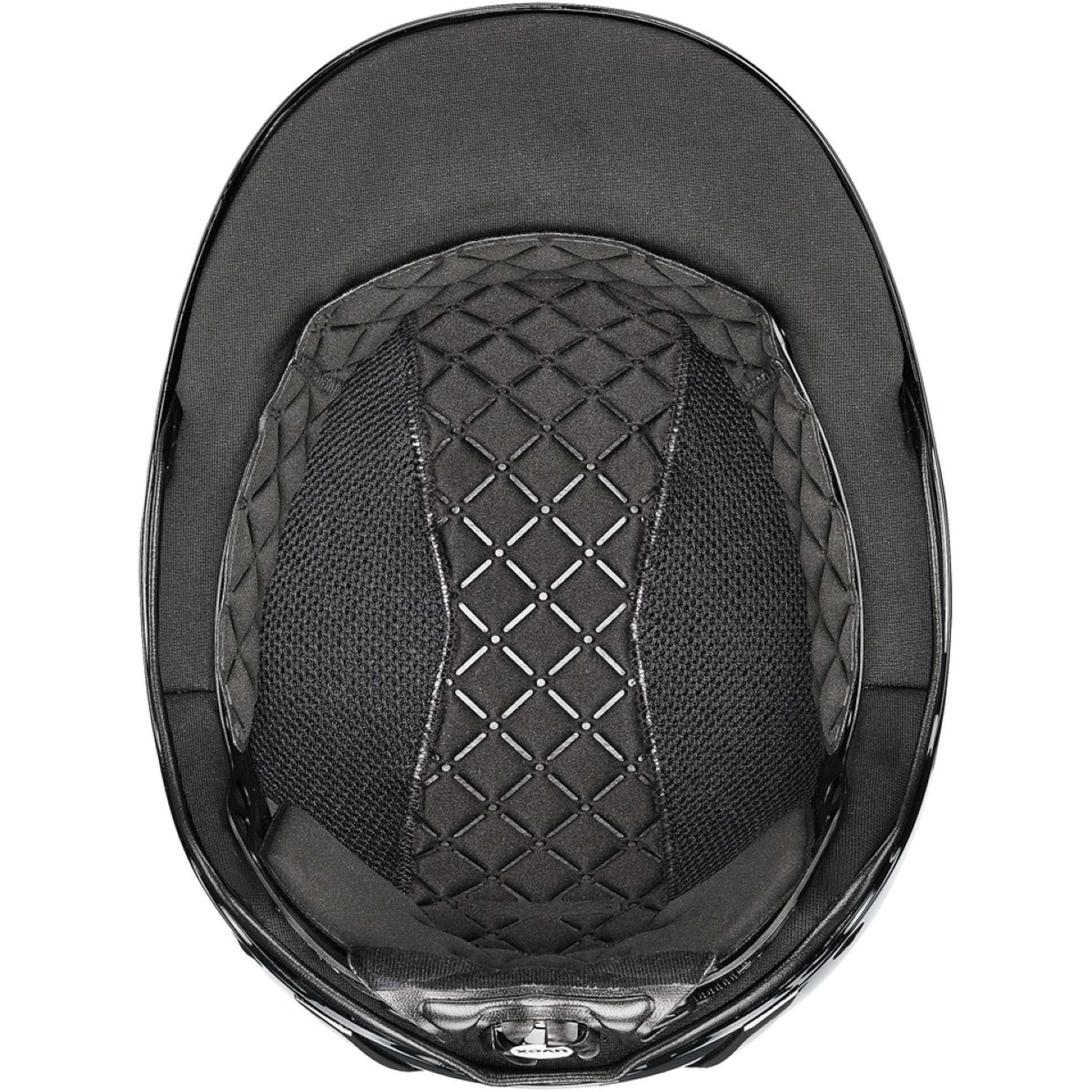 Uvex Kask Jeździecki Exxeed Glow Czarny/Czarny