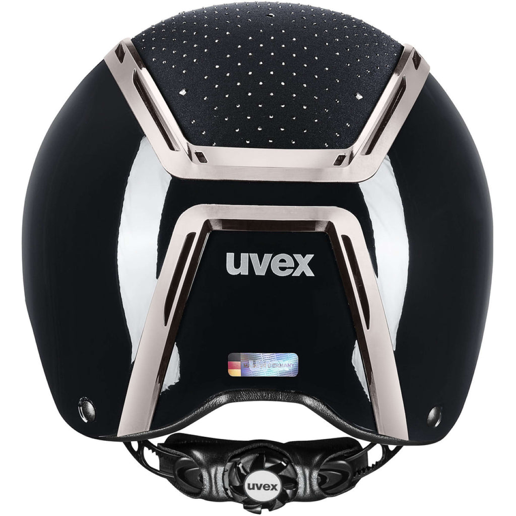 Kask jeździecki Uvex Exxeed Glow czarny/czarny
