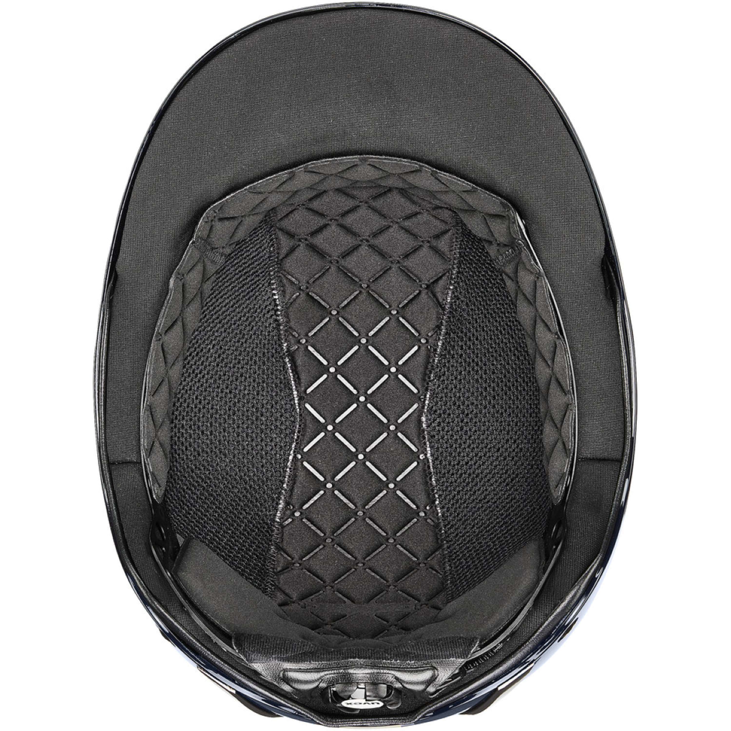 Uvex Kask Jeździecki Exxeed Glow Granatowy/Czarny