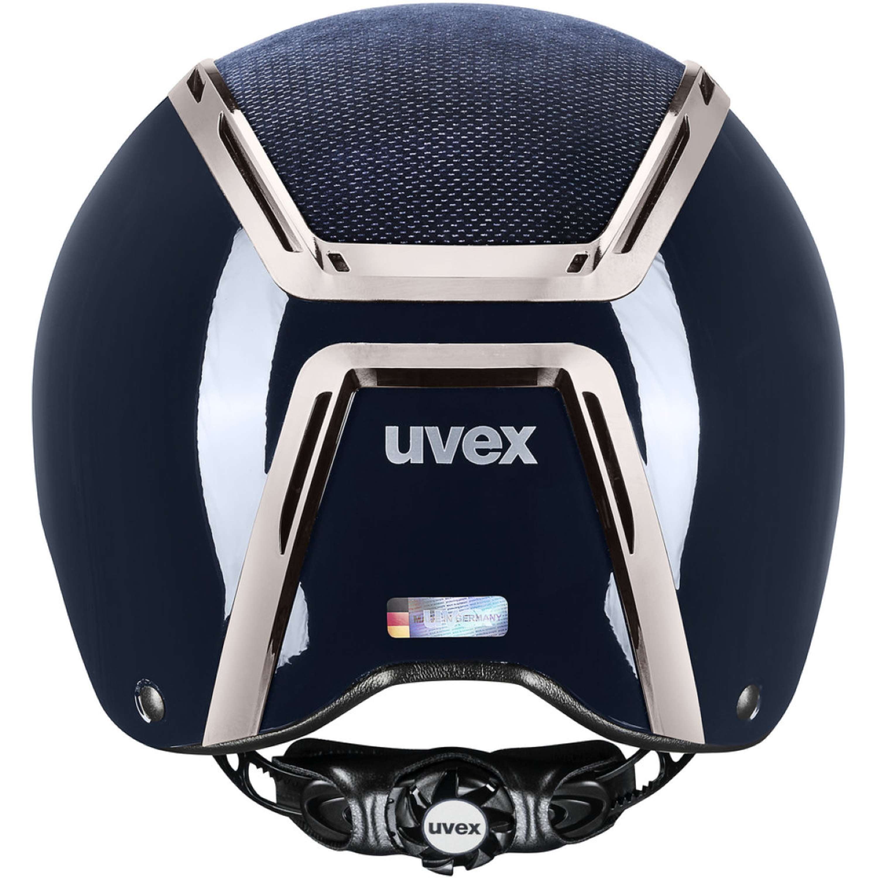 Kask jeździecki Uvex Exxeed Elegance malachitowy