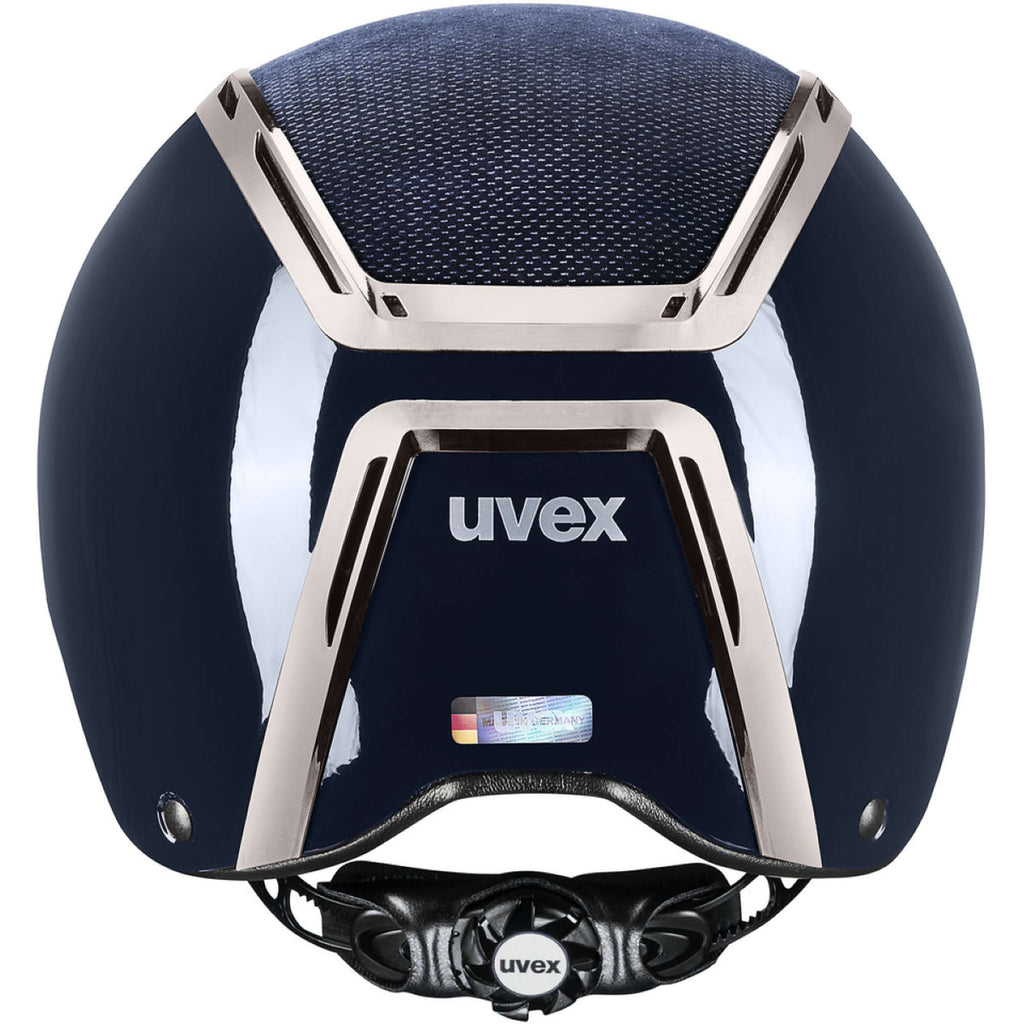 Kask jeździecki Uvex Exxeed Elegance malachitowy