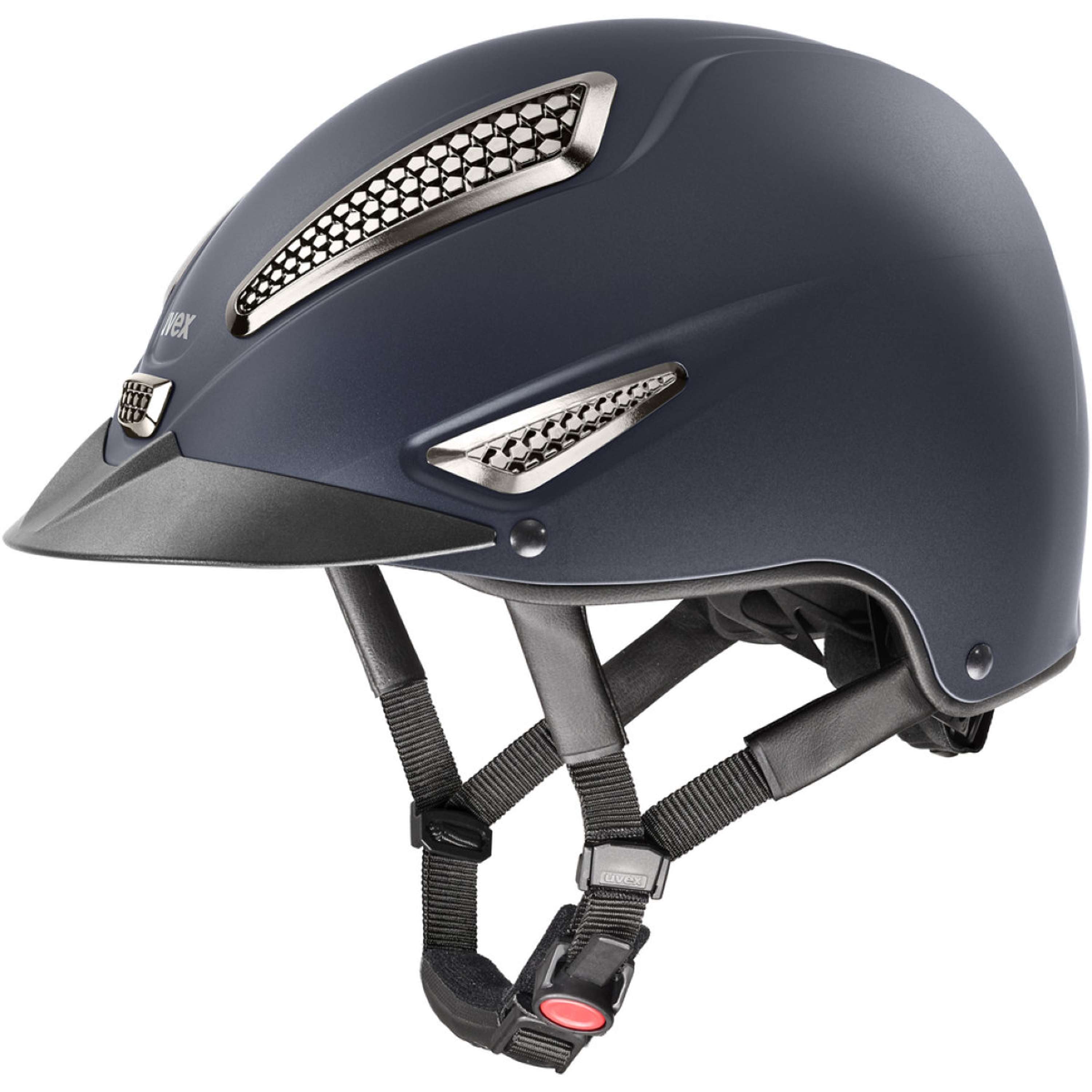Uvex Kask Jeździecki Perfexxion III Chrome Granatowy