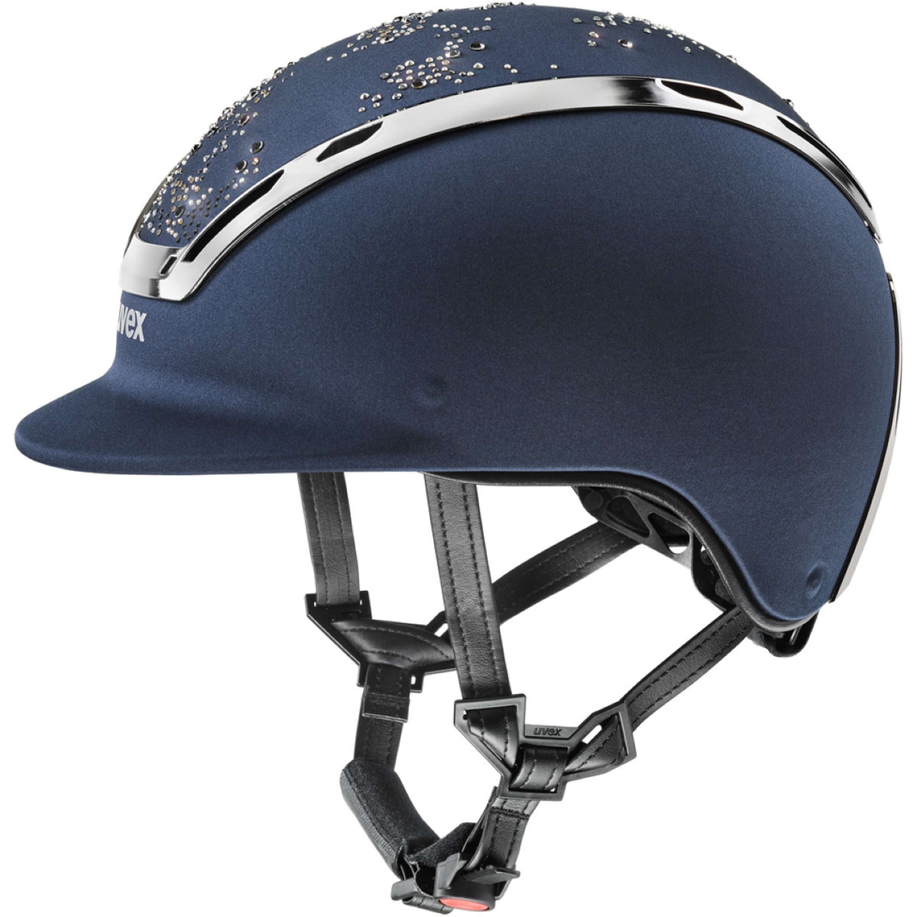 Uvex Kask Jeździecki Exxeed Diamond Granatowy