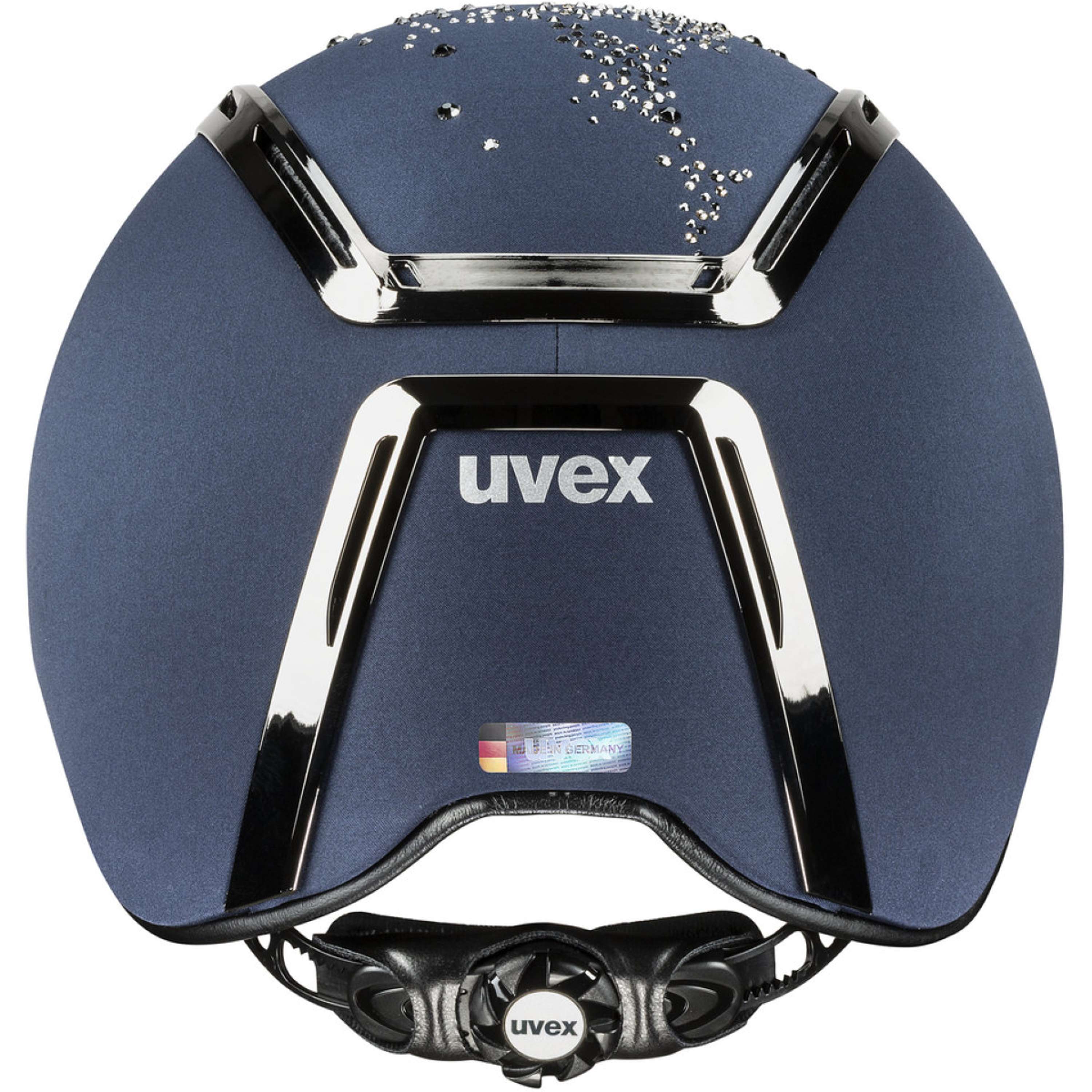 Uvex Kask Jeździecki Exxeed Diamond Granatowy
