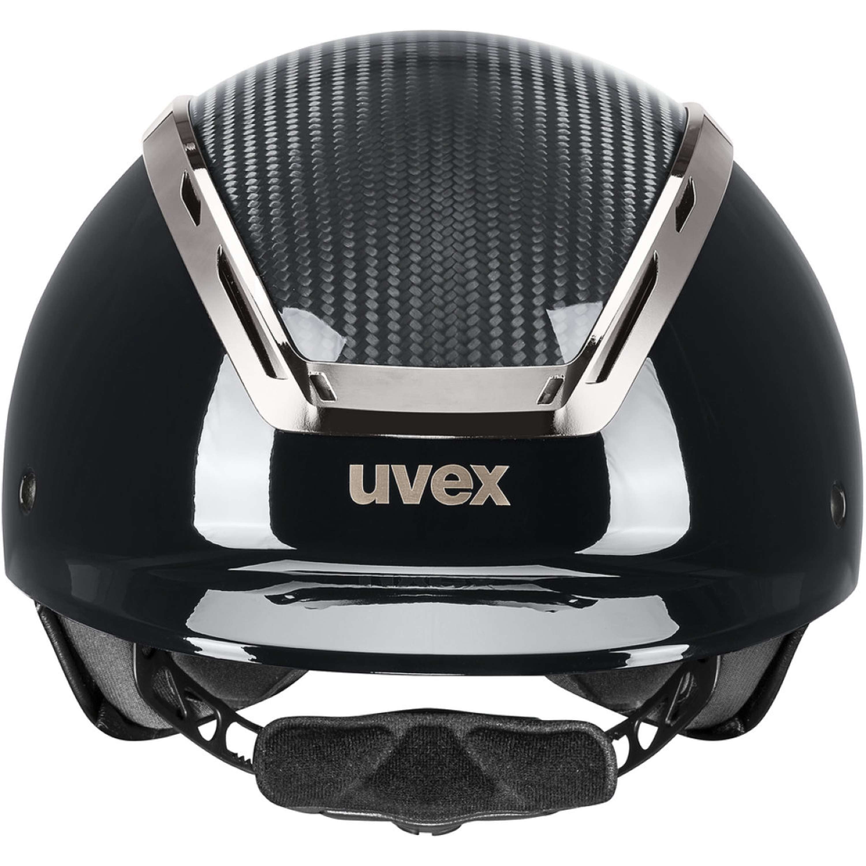Uvex Kask Jeździecki Exxeed Ultimate Czarny Błyszczący