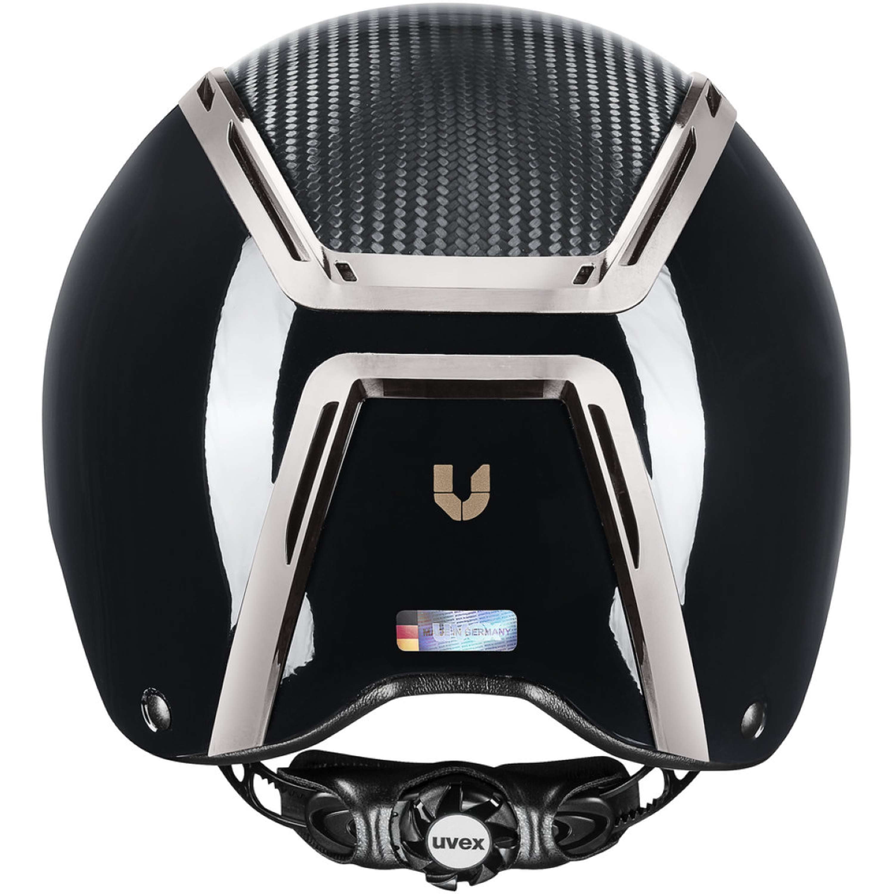 Uvex Kask Jeździecki Exxeed Ultimate Czarny Błyszczący