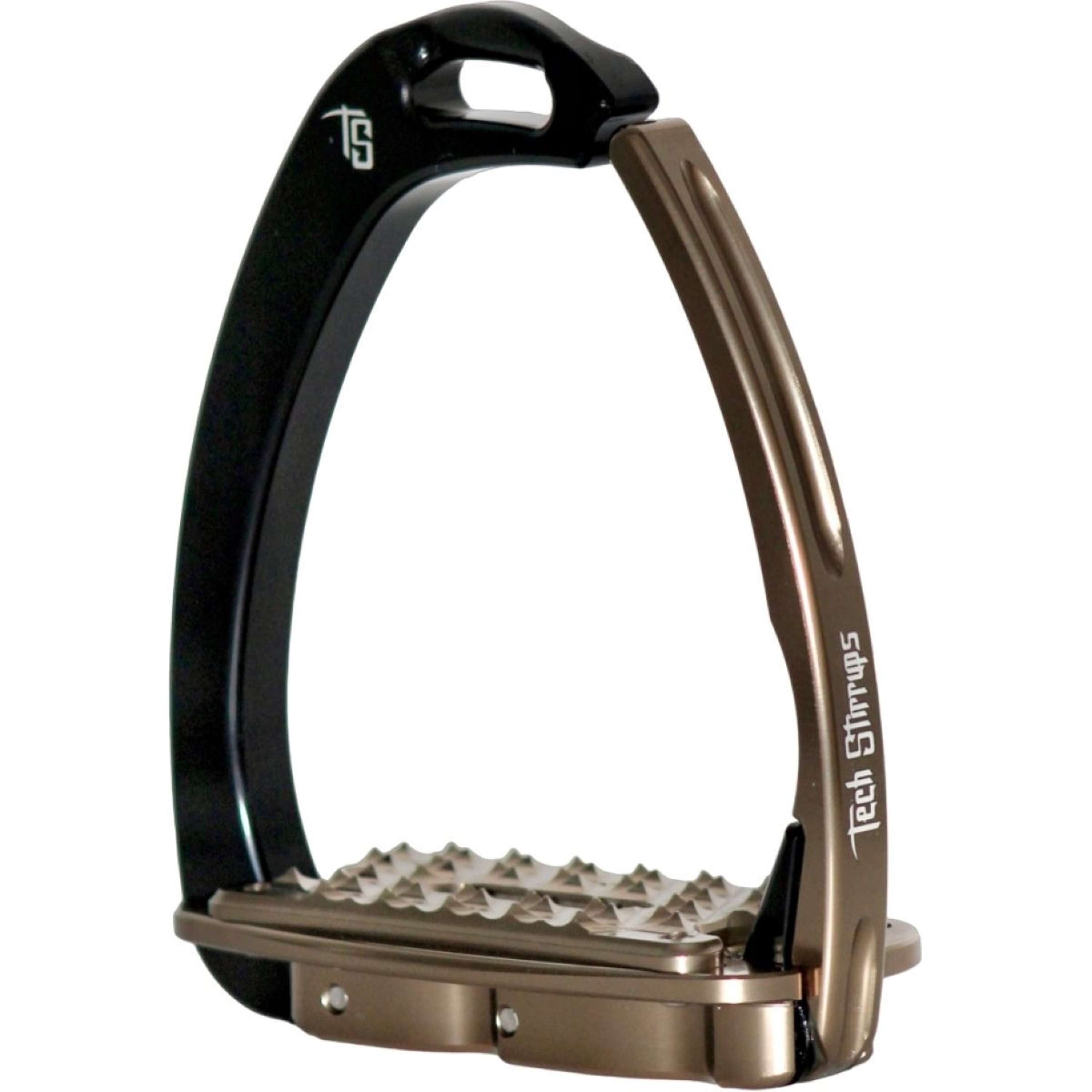 Tech Stirrups Strzemiona Venice Sloped EVO Czarne/Brązowe