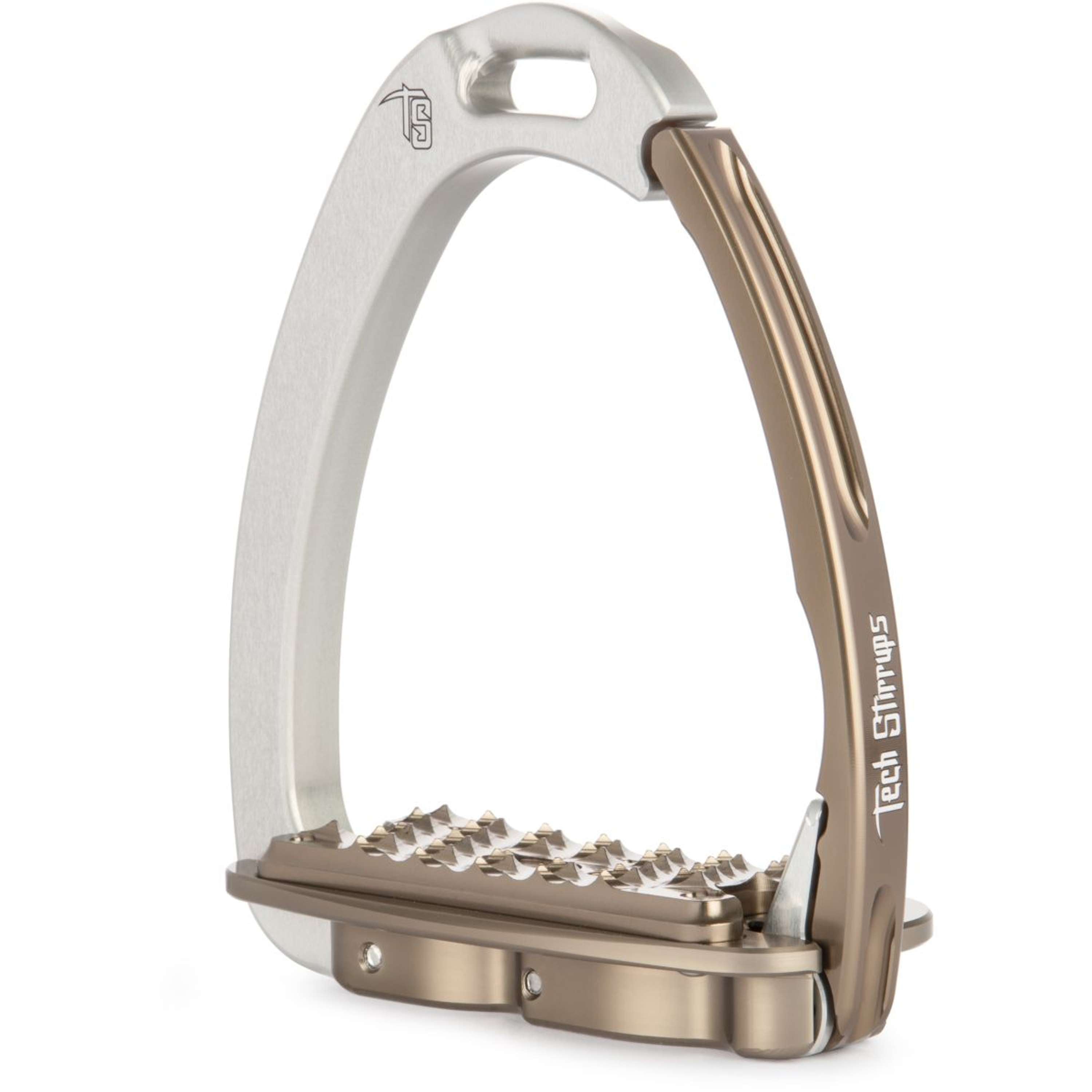 Tech Stirrups Strzemiona Venice Sloped EVO Srebrny/Brązowy