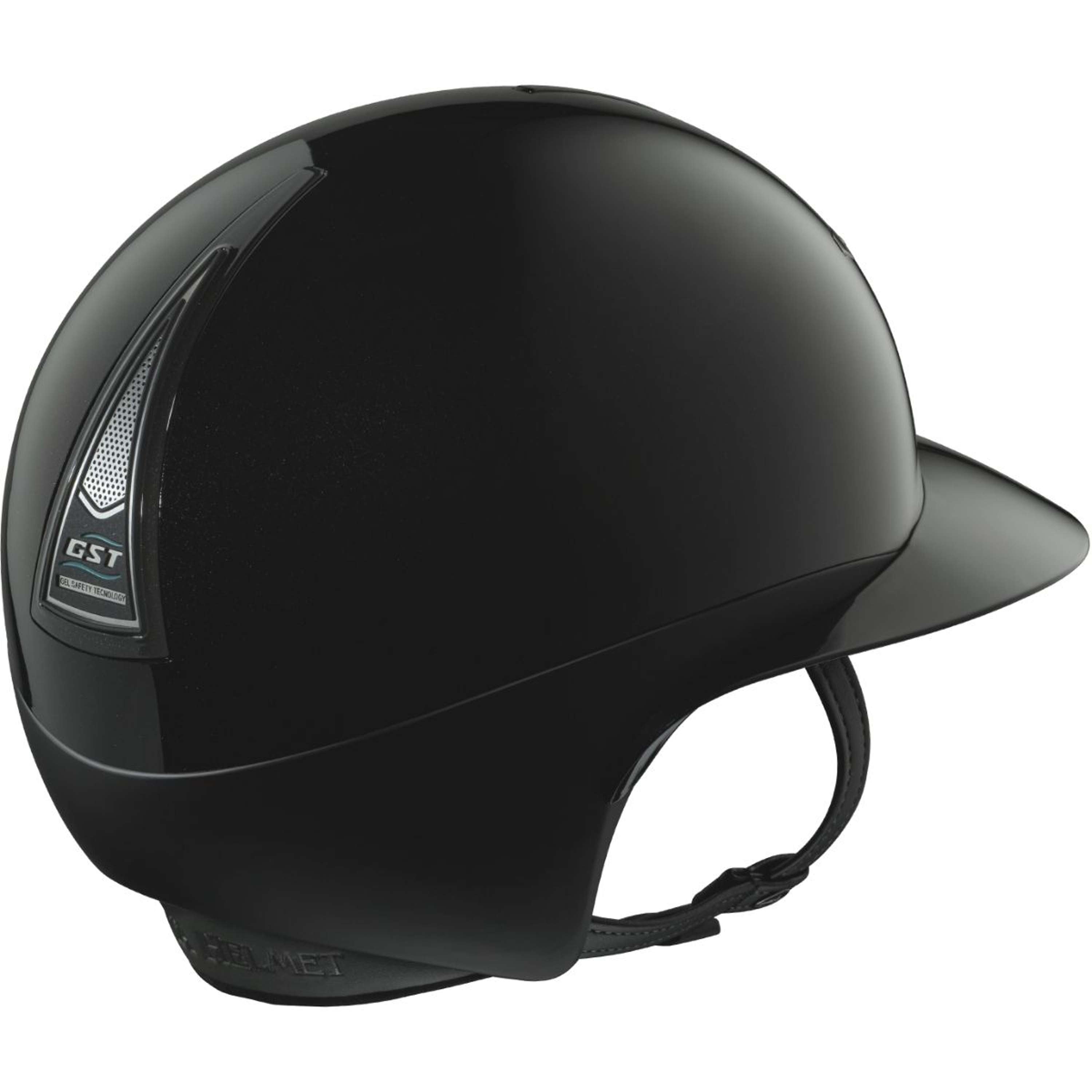 Kask jeździecki Veredus Vita szeroki wizjer lakierowany czarny