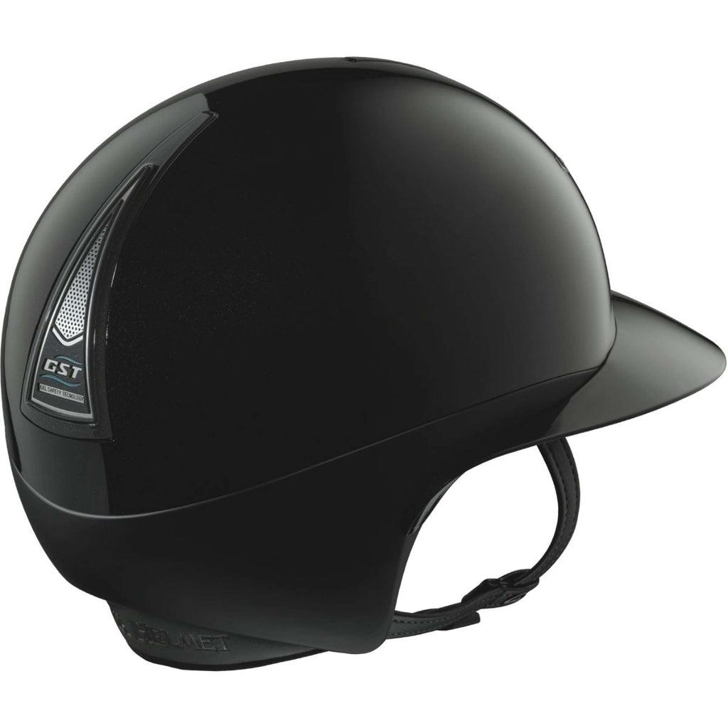 Kask jeździecki Veredus Vita szeroki wizjer lakierowany czarny
