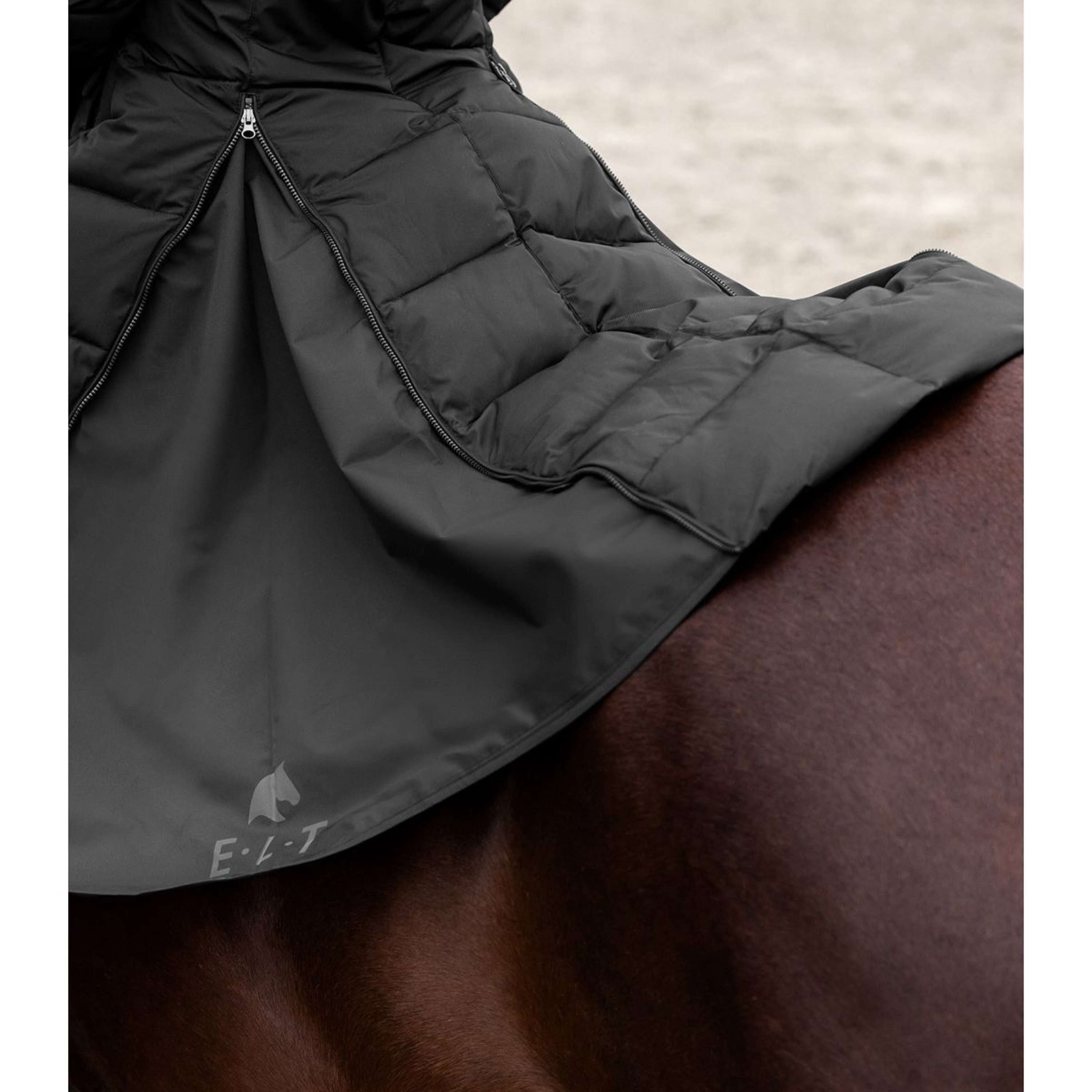 ELT Długi Płaszcz Saphira Advanced Riding Czarny