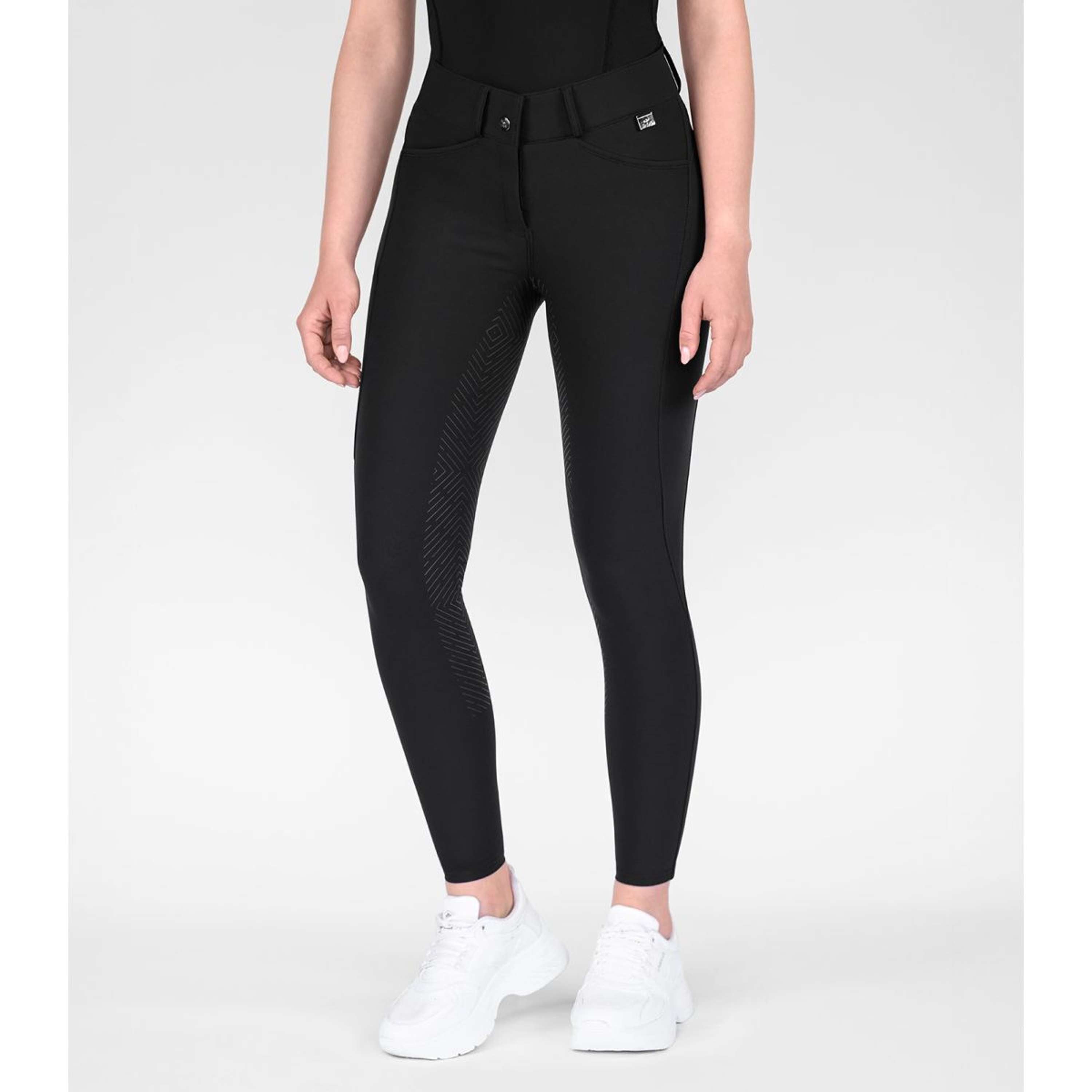 ELT Bryczesy Comfort Ride silikonowe Czarne
