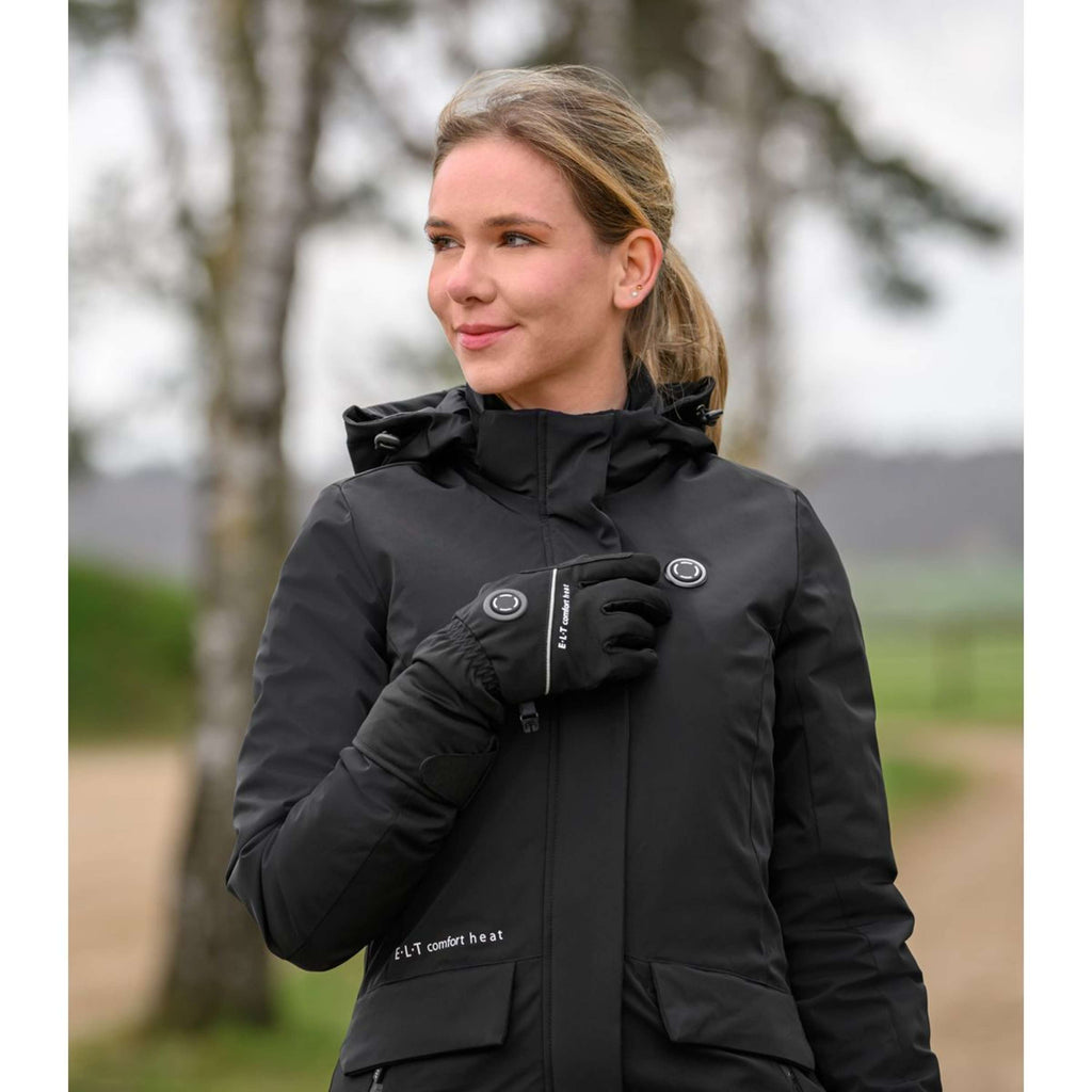 ELT Rękawice Jeździeckie Heated Comfort Czarny